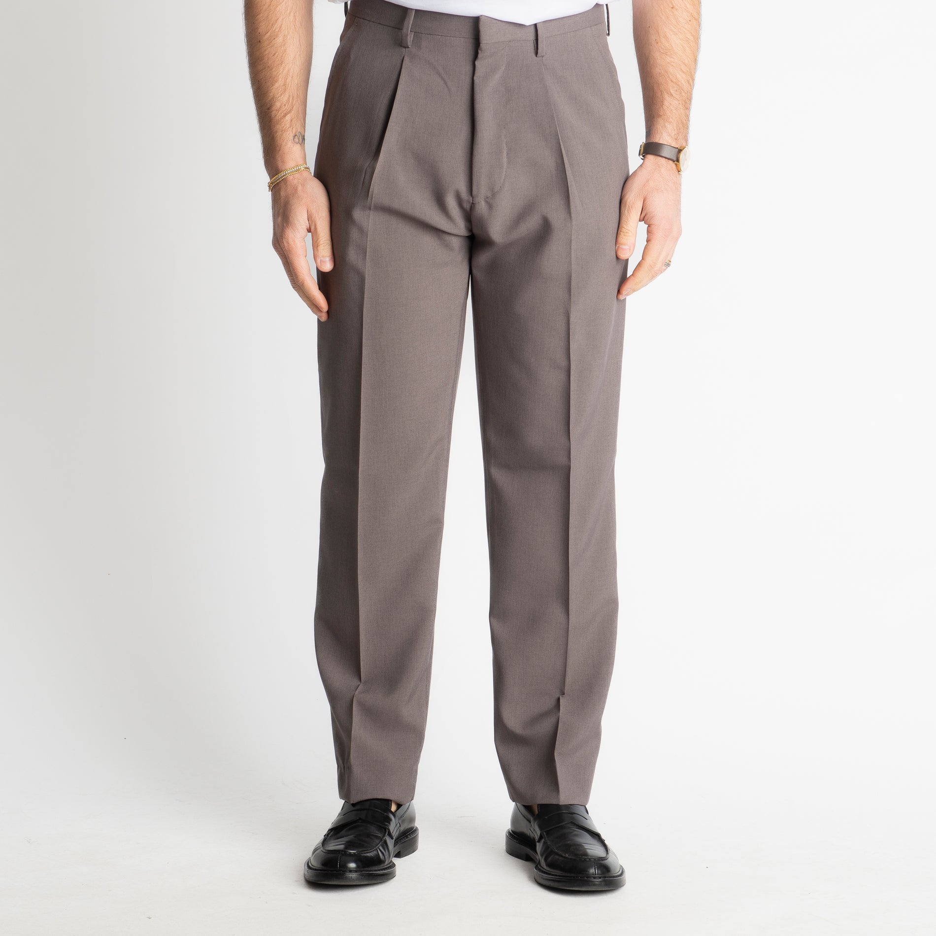 Pantalone Fondo Ampio Tasmania TO8015 Grigio