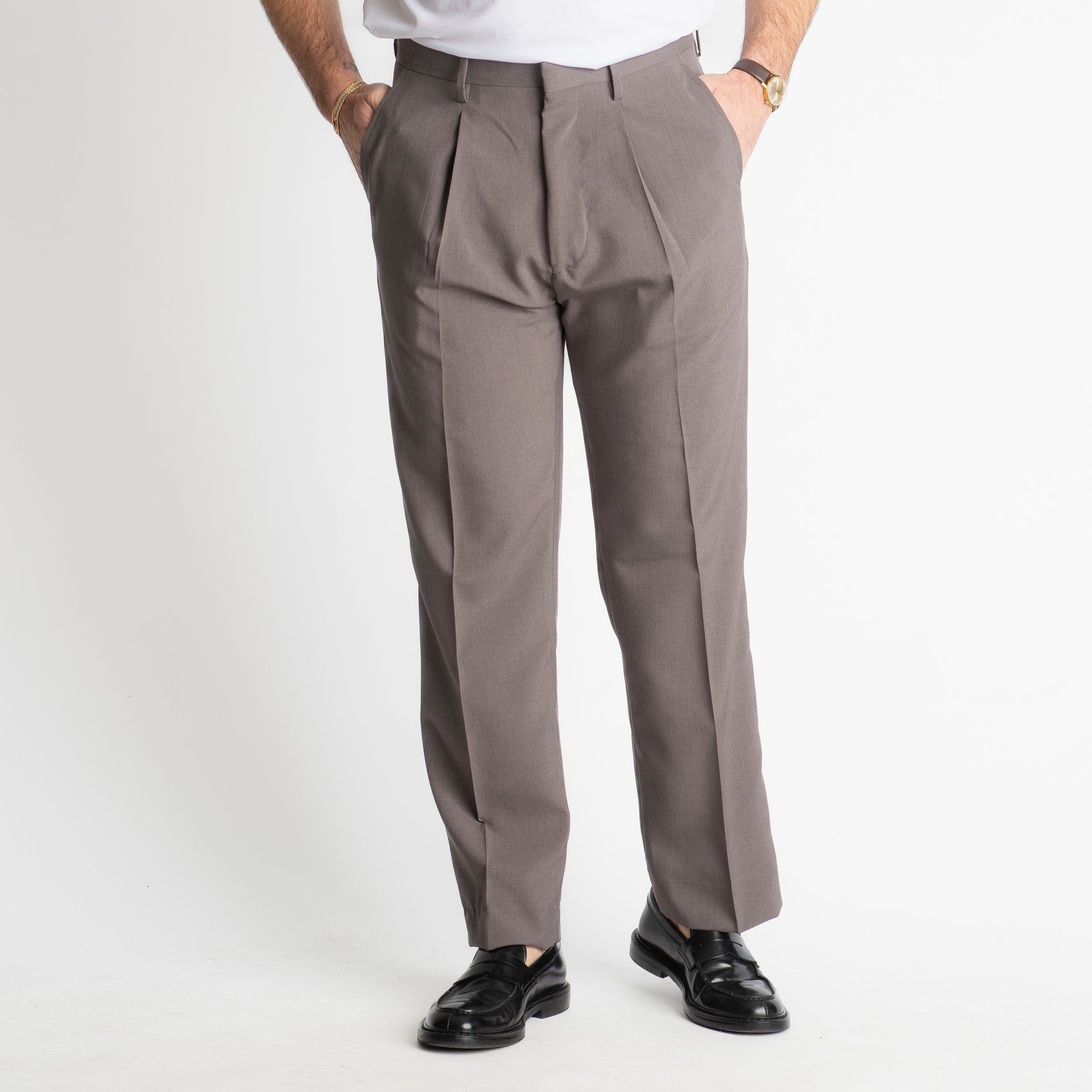 Pantalone Fondo Ampio Tasmania TO8015 Grigio