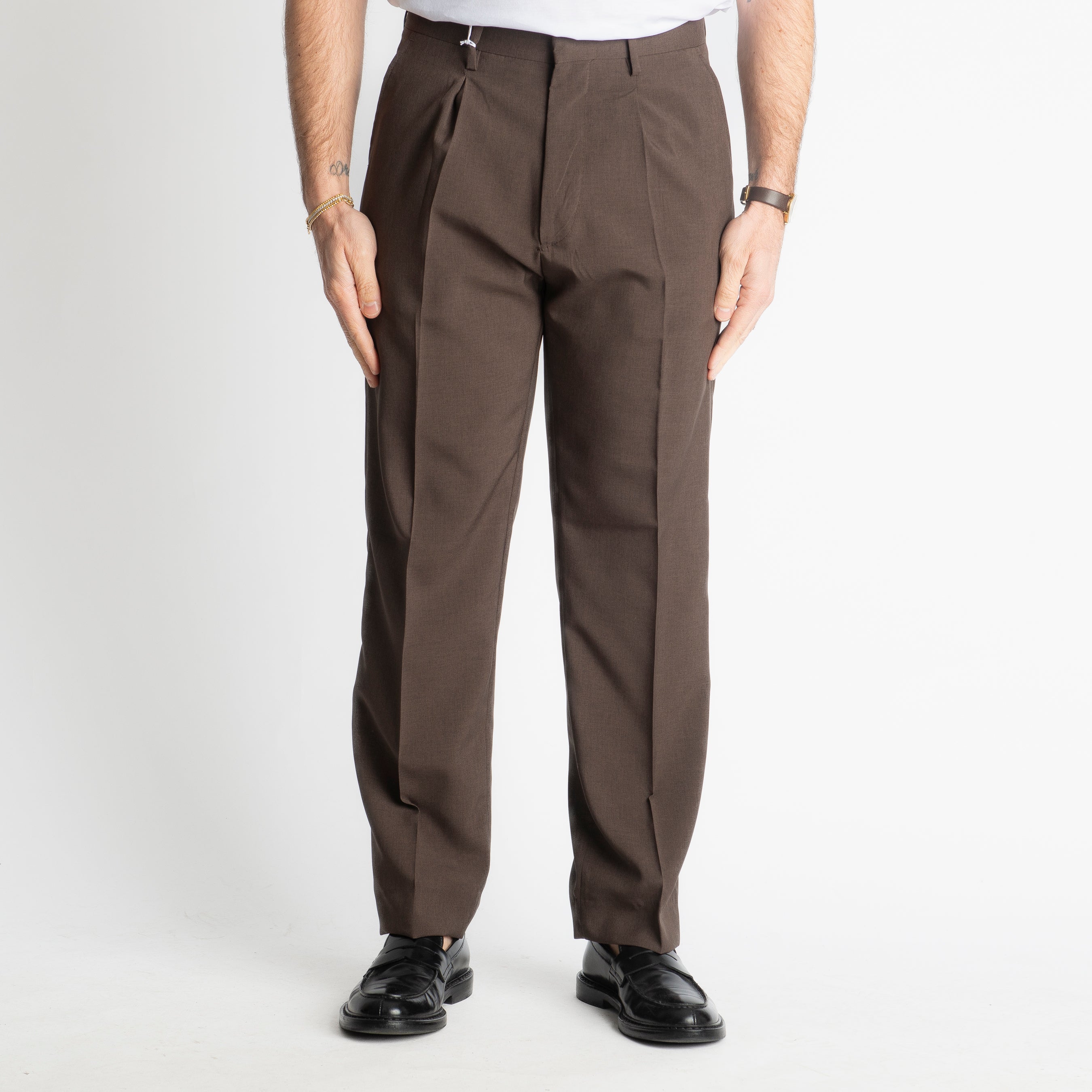 Pantalone Fondo Ampio Tasmania TO8015 Moro