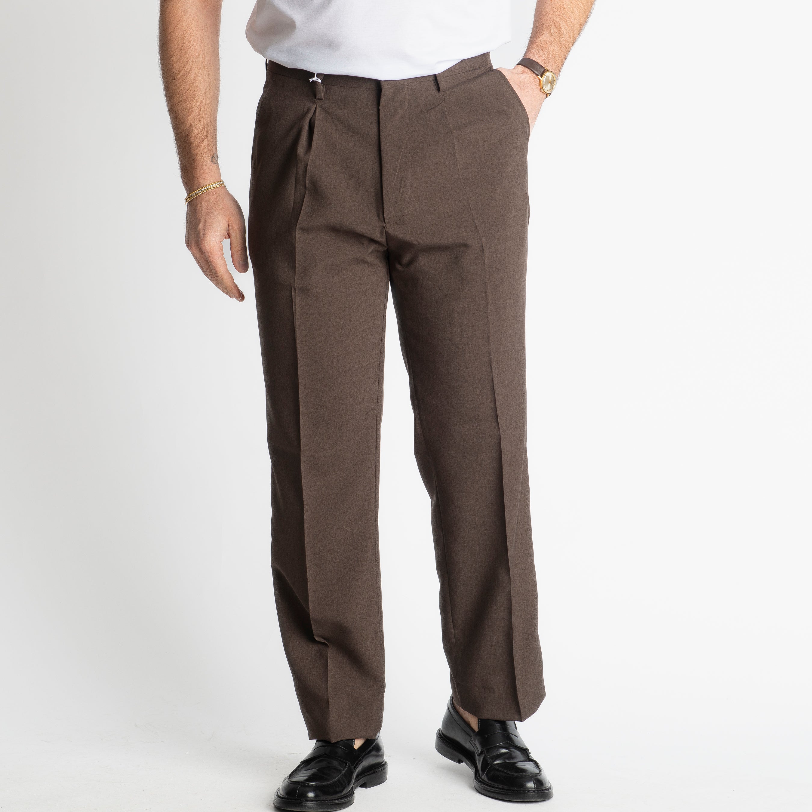 Pantalone Fondo Ampio Tasmania TO8015 Moro