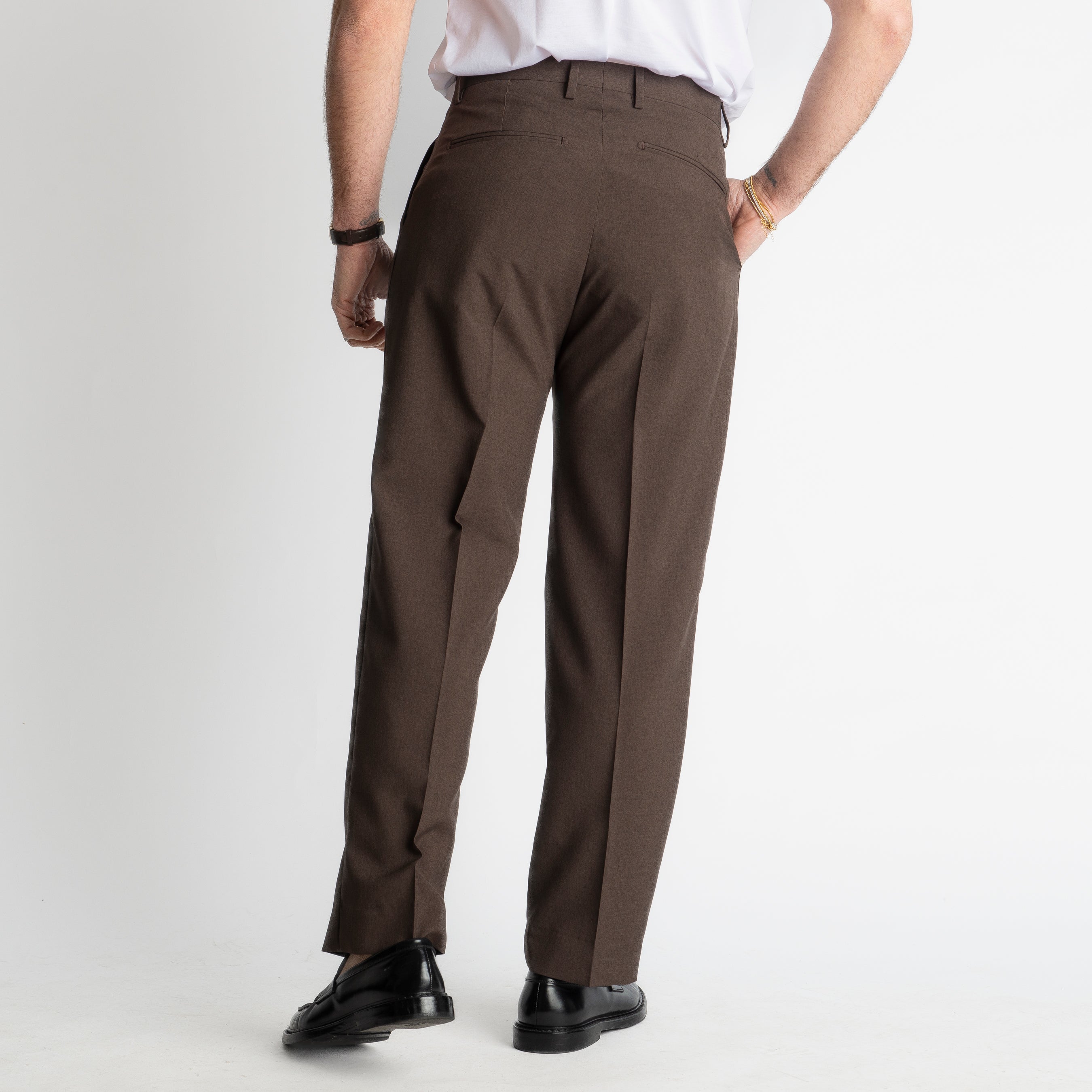 Pantalone Fondo Ampio Tasmania TO8015 Moro