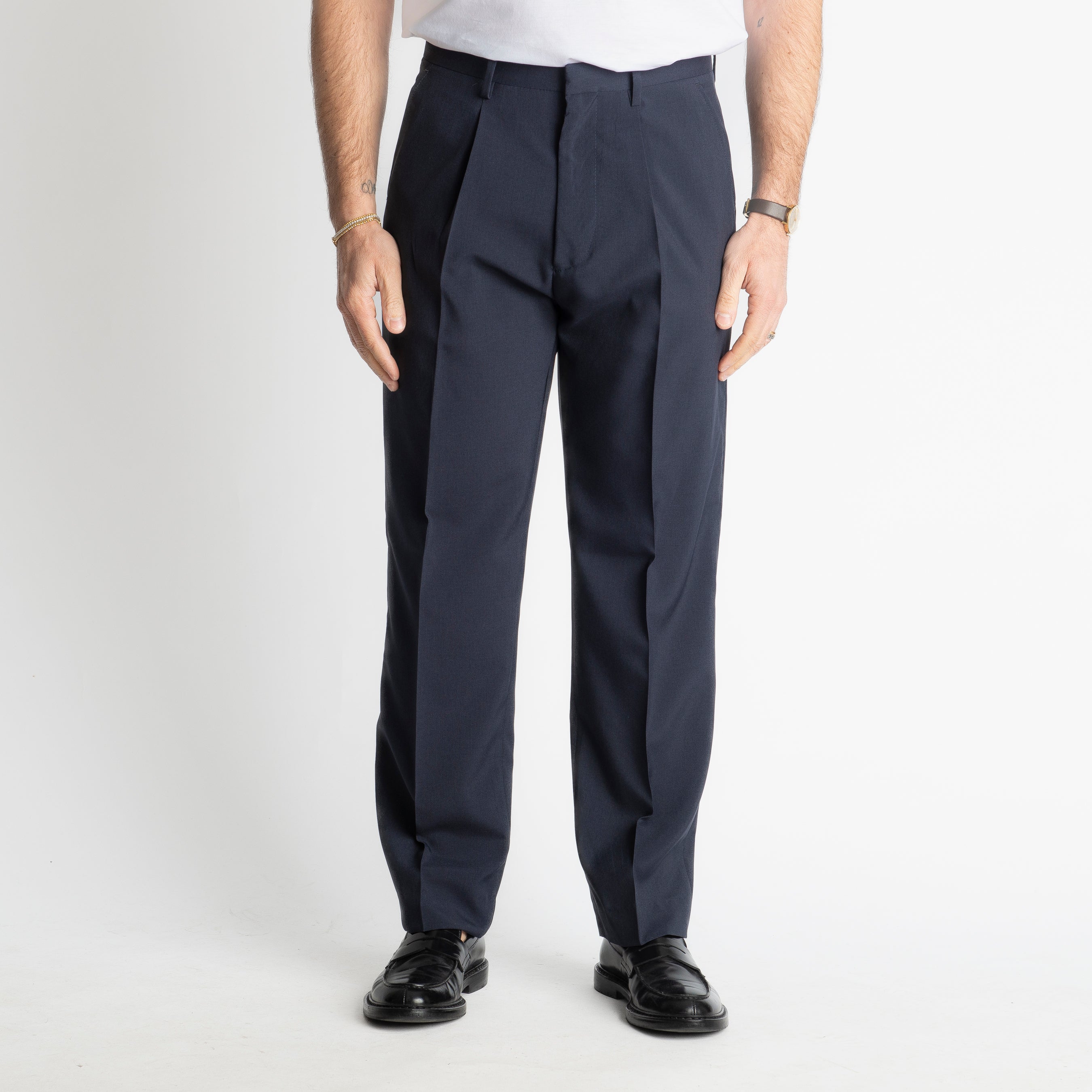 Pantalone Fondo Ampio Tasmania TO8015 Blu