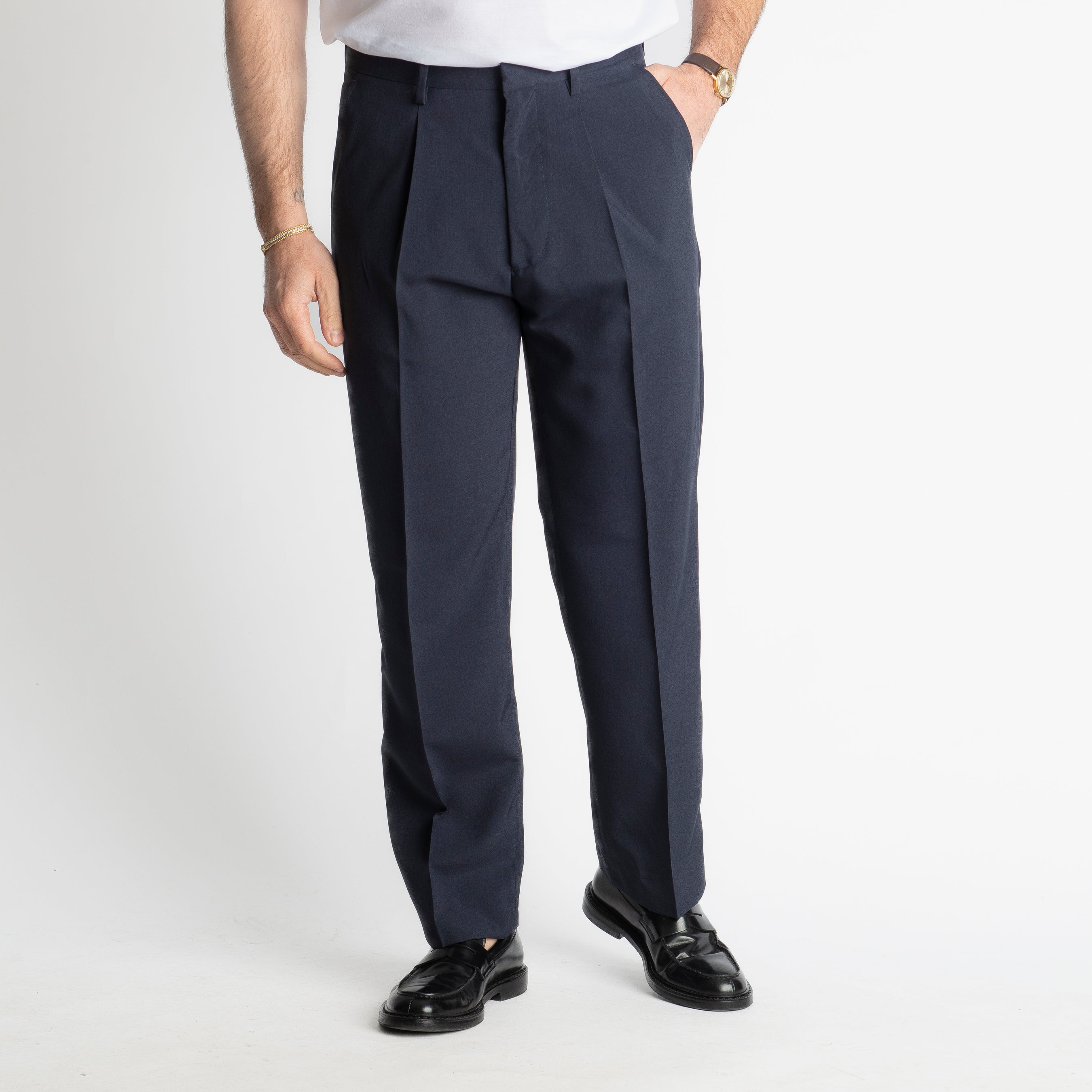 Pantalone Fondo Ampio Tasmania TO8015 Blu