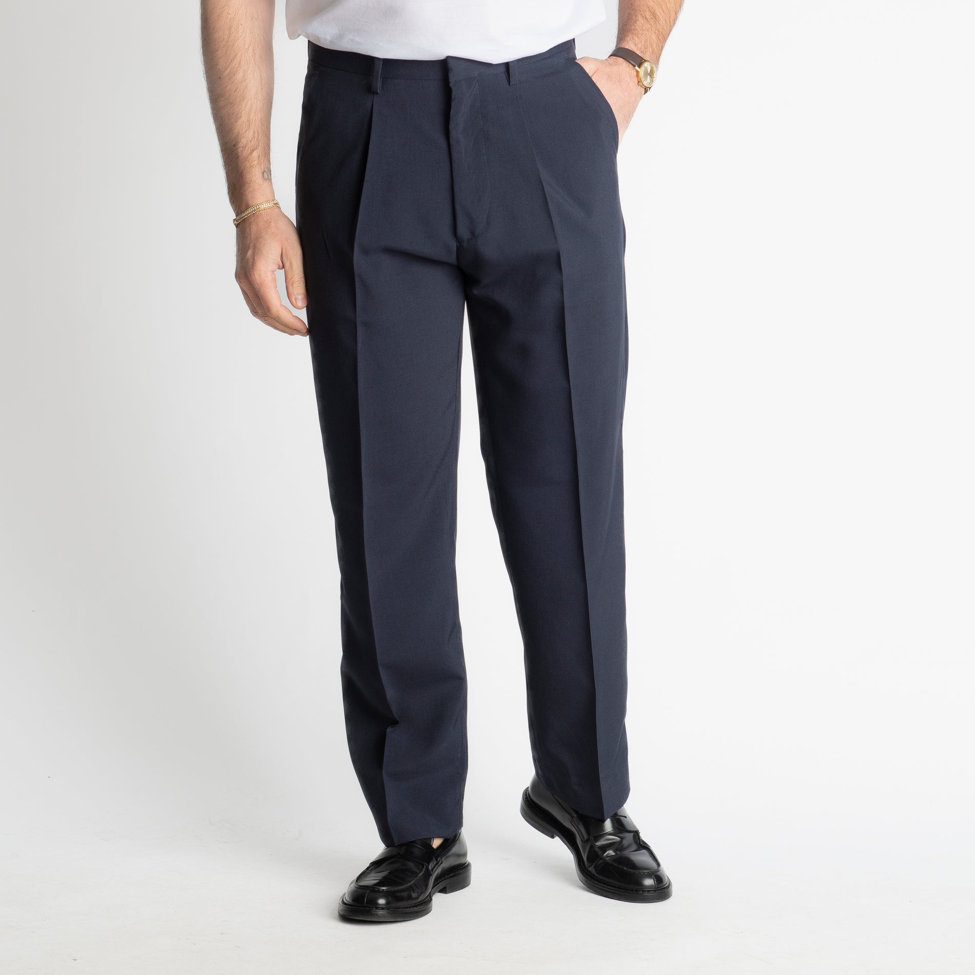 Pantalone Fondo Ampio Tasmania TO8015 Blu