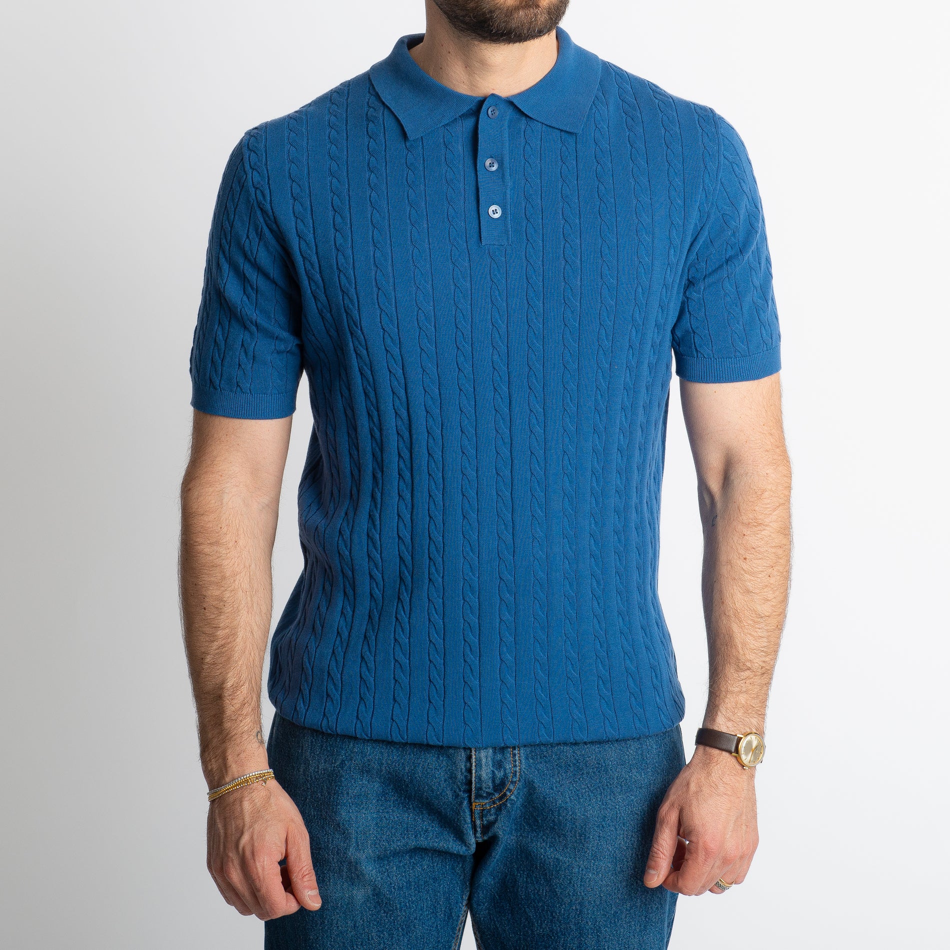 Polo Old Money Indaco