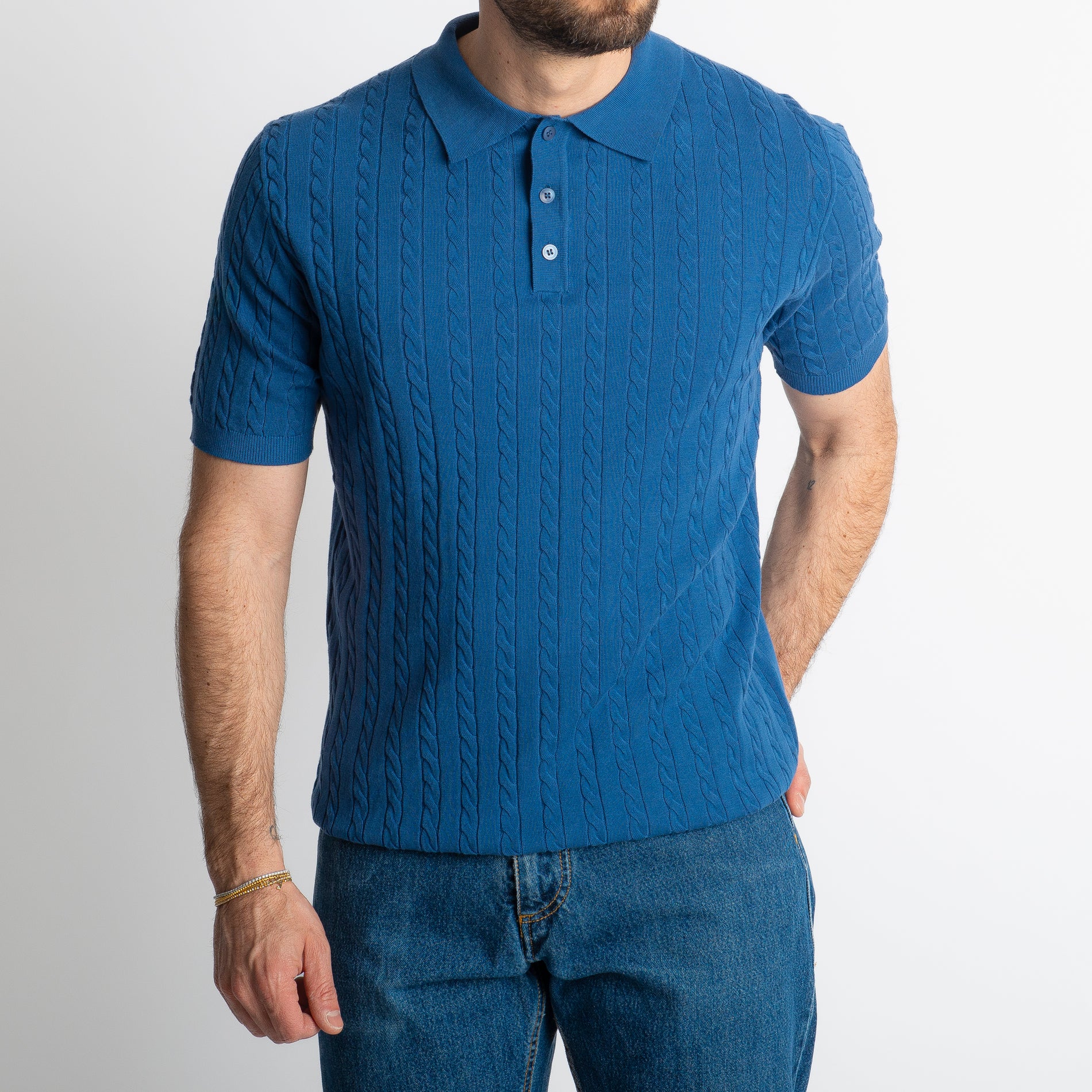 Polo Old Money Indaco