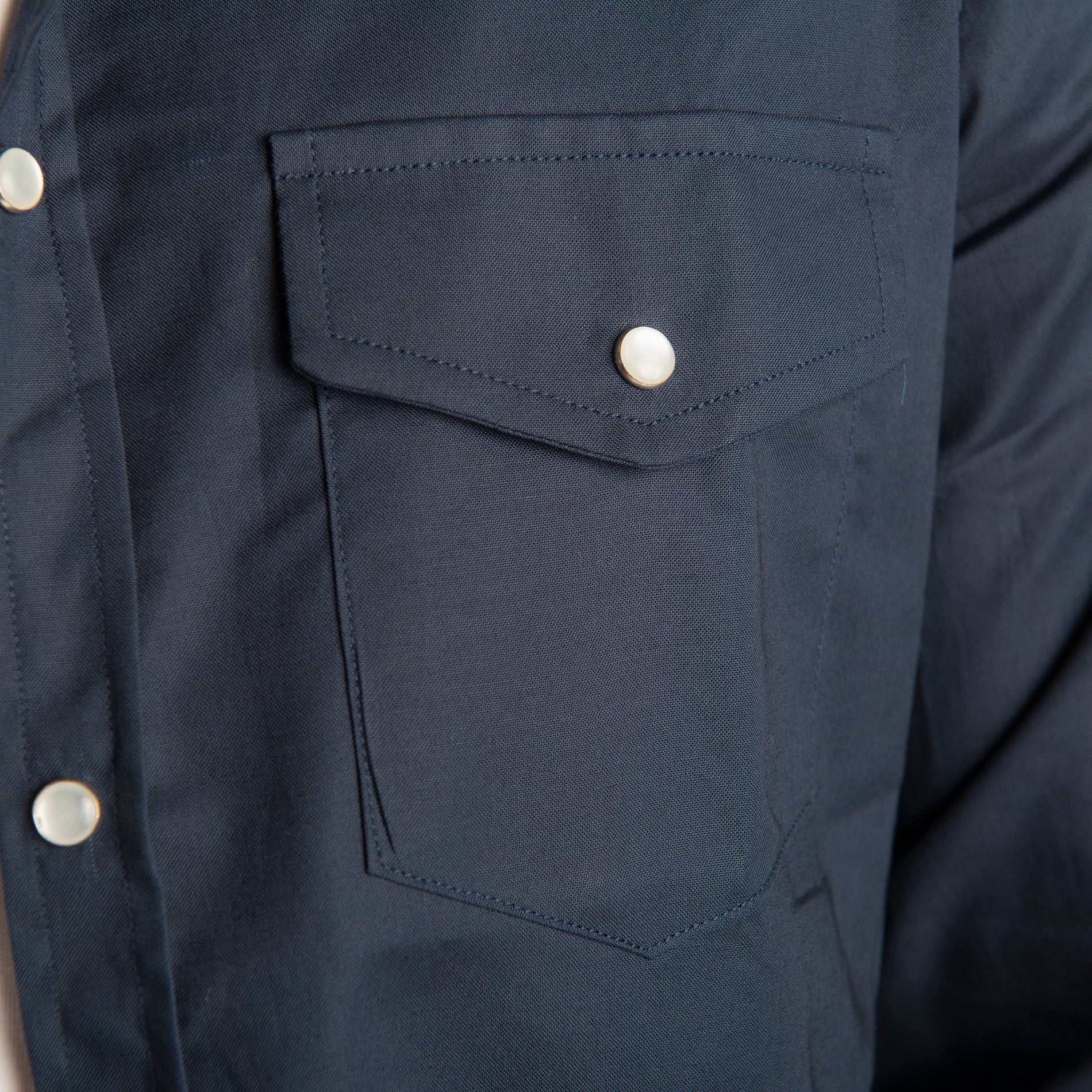 Camicia Texana Blu Notte