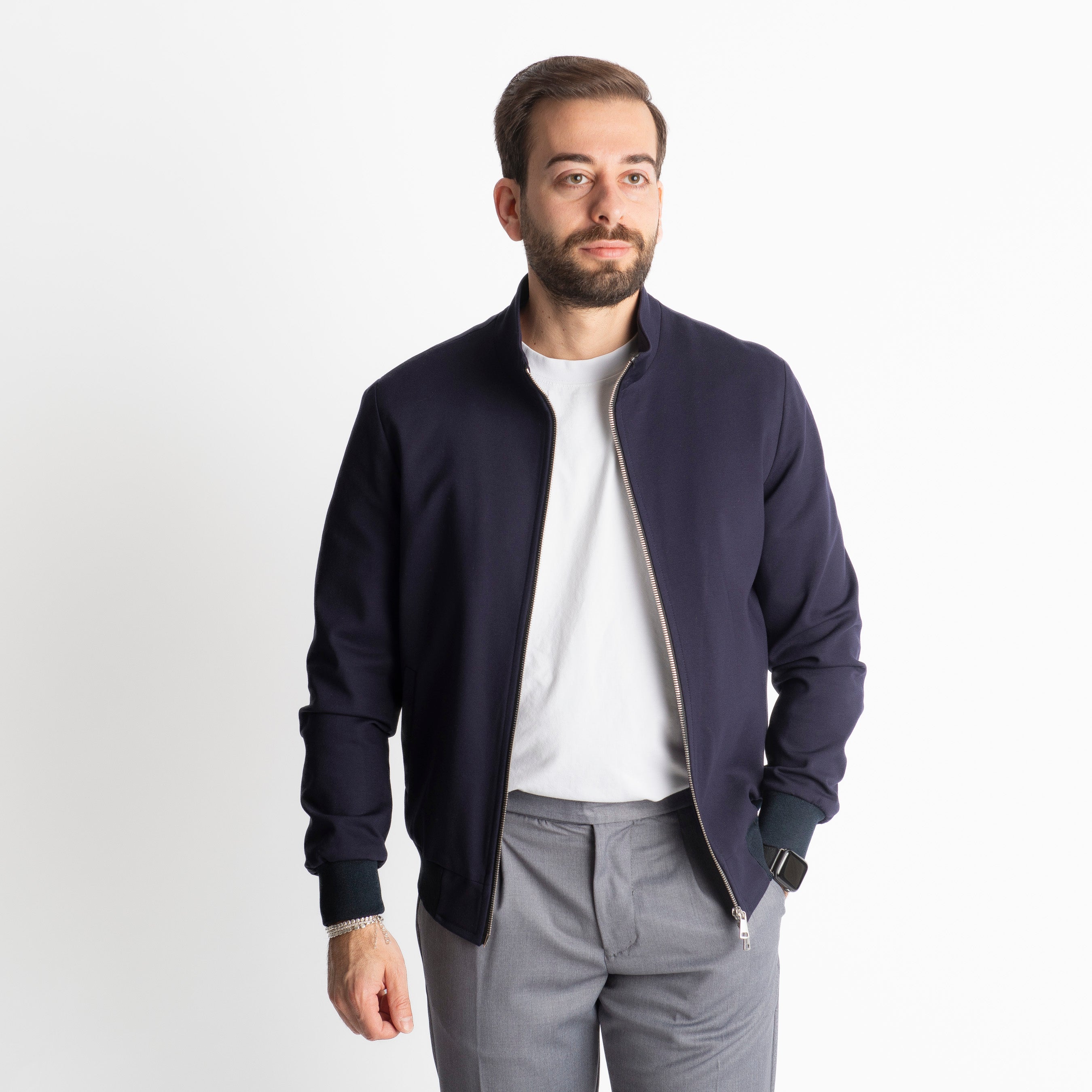 Giubbotto Doppio Cursore Punto Milano Blu