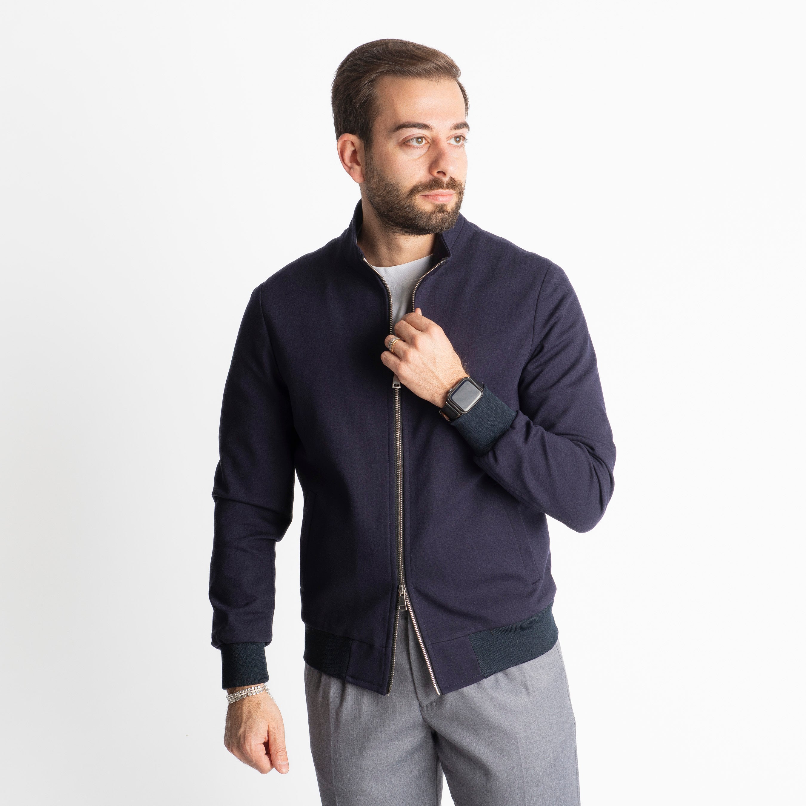 Giubbotto Doppio Cursore Punto Milano Blu