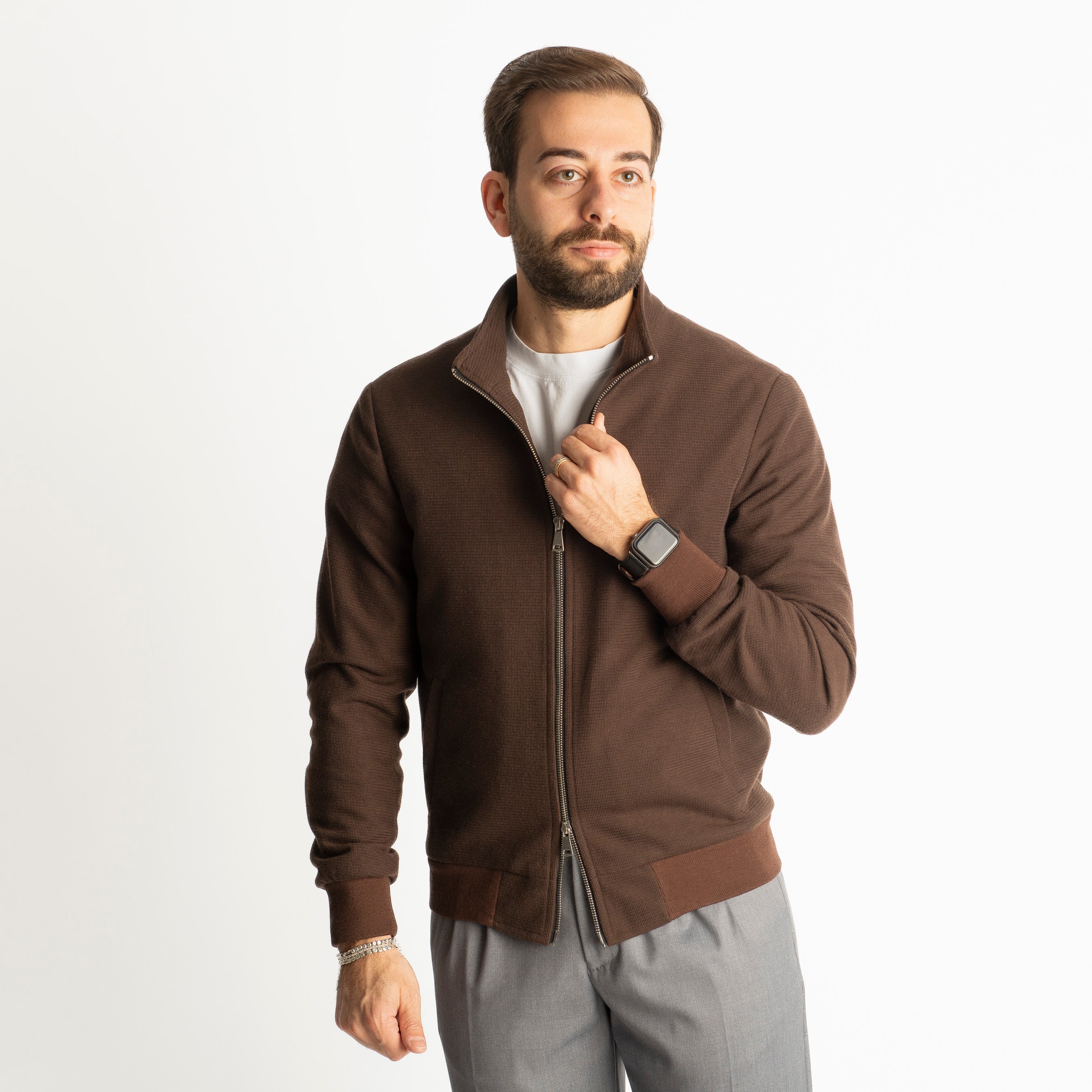 Giubbotto Doppio Cursore Grido Moro