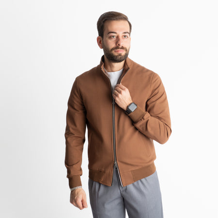 Giubbotto Doppio Cursore Punto Milano Cammello