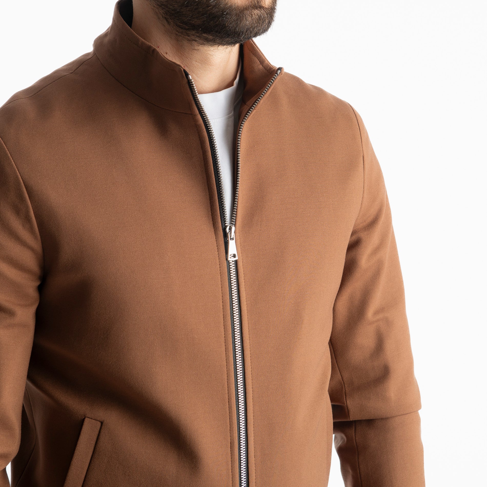 Giubbotto Doppio Cursore Punto Milano Cammello