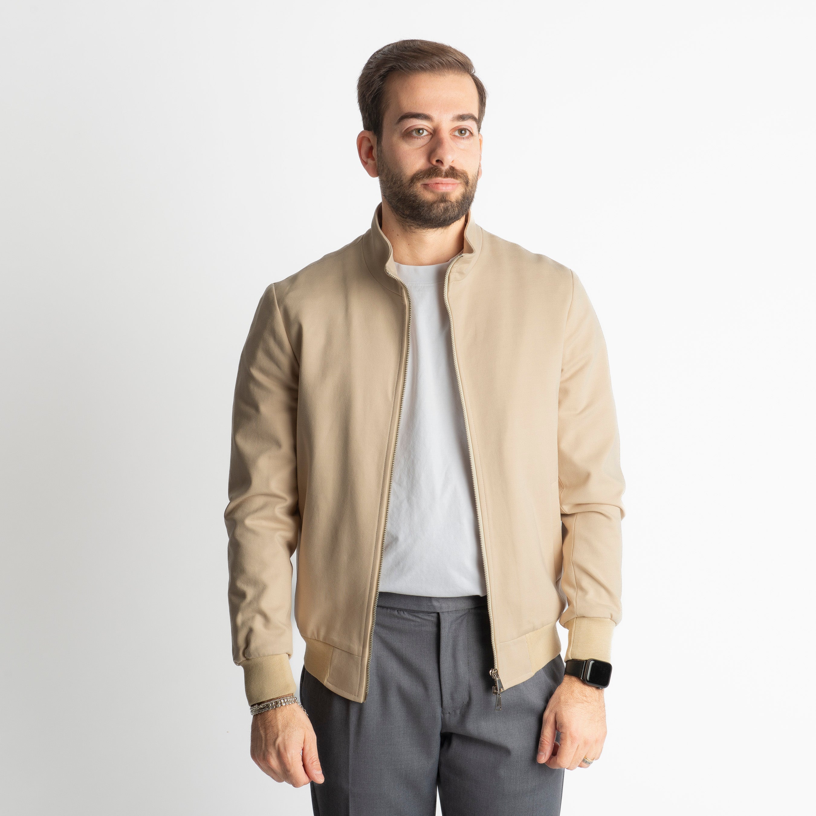 Giubbotto Punto Milano Beige