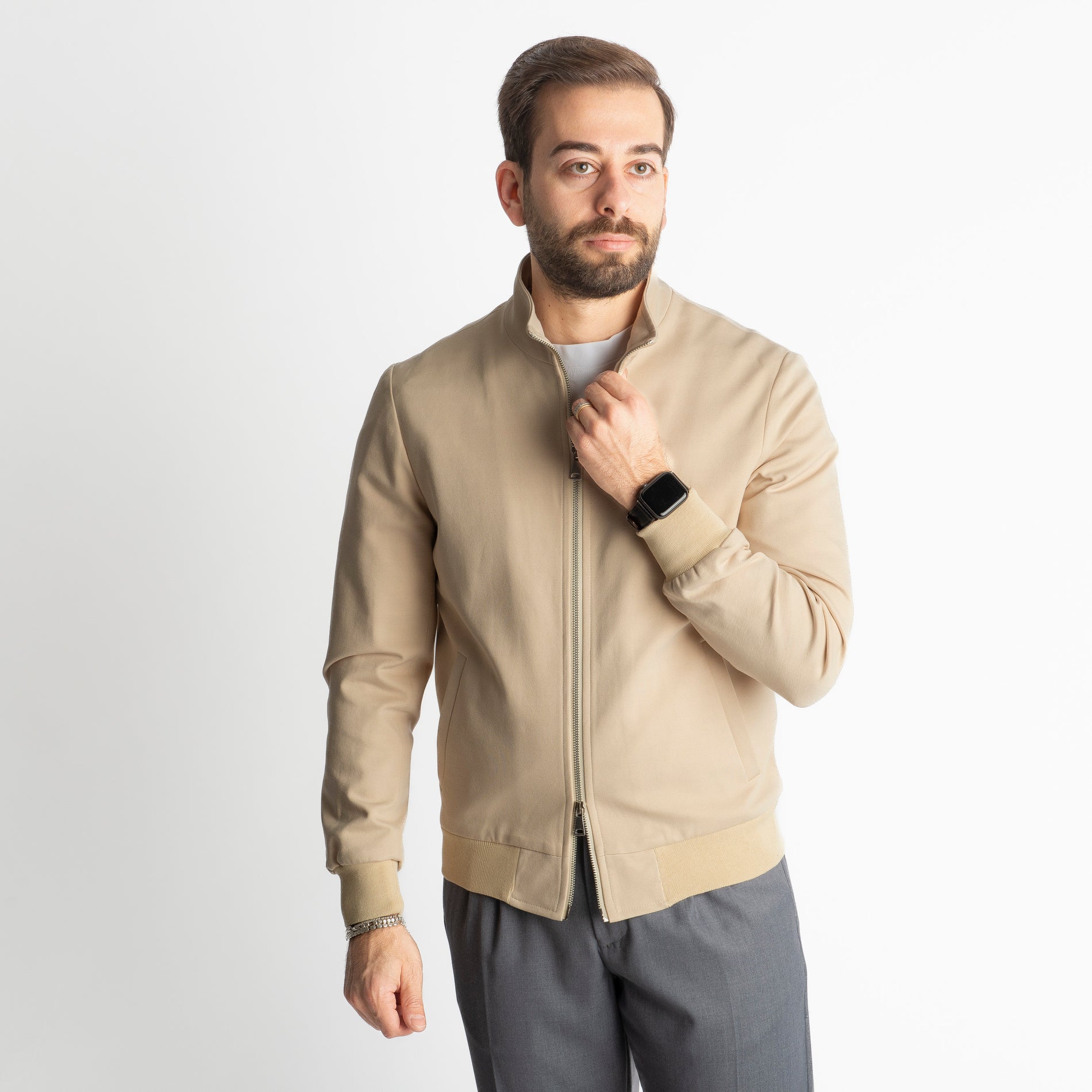 Giubbotto Punto Milano Beige