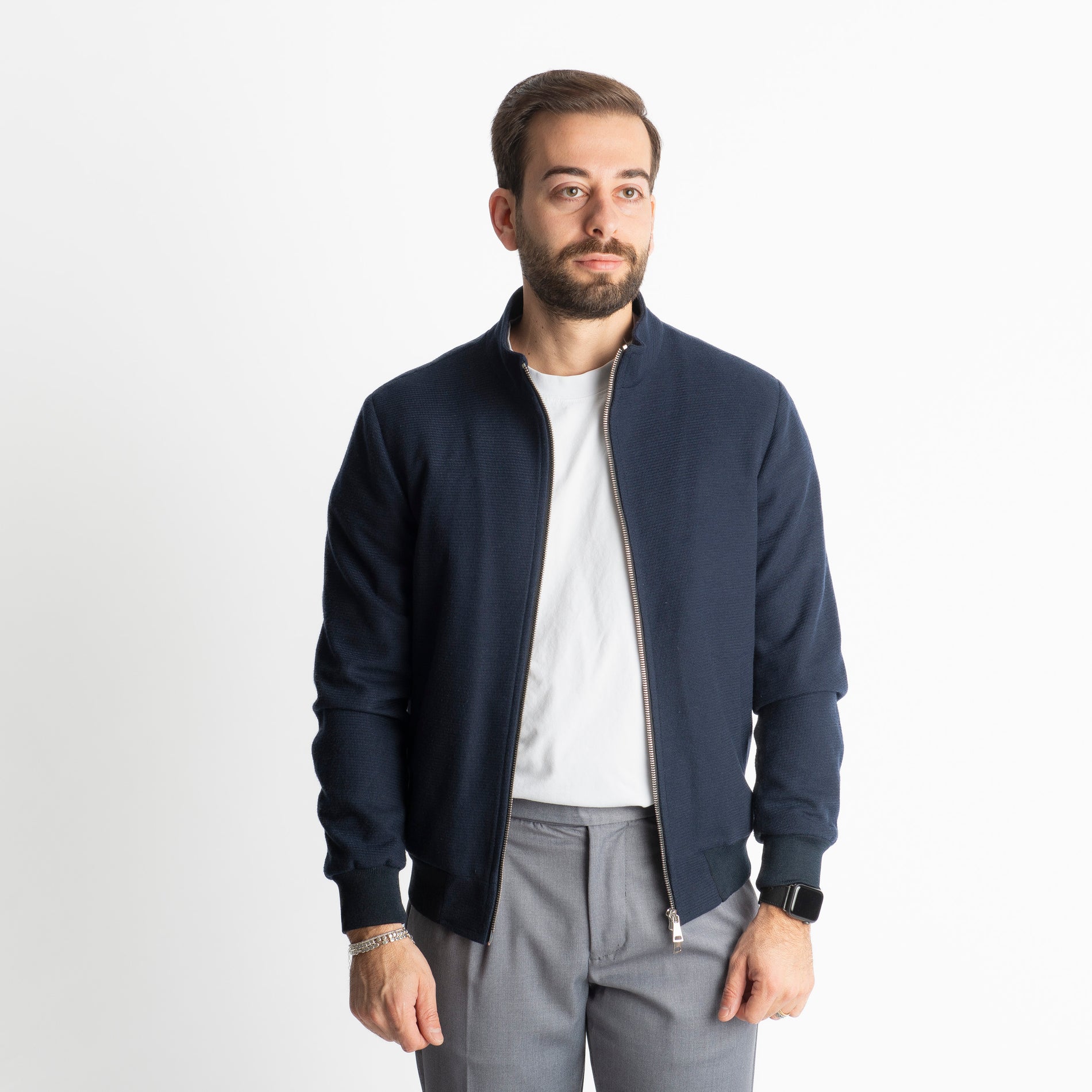 Giubbotto Doppio Cursore Grido Blu