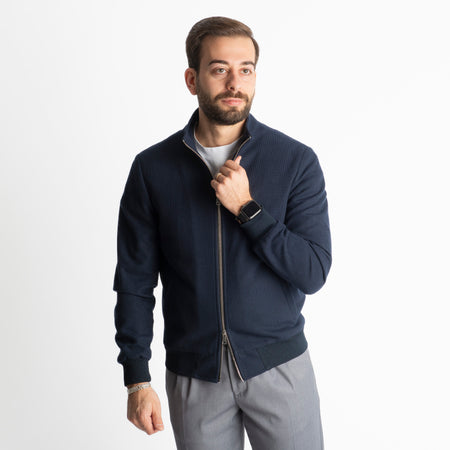 Giubbotto Doppio Cursore Grido Blu