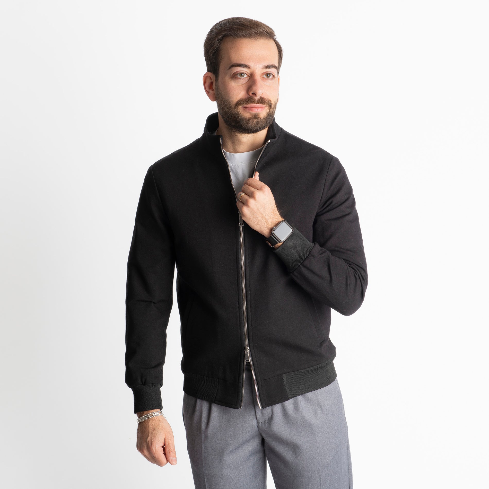 Giubbotto Doppio Cursore Punto Milano Nero