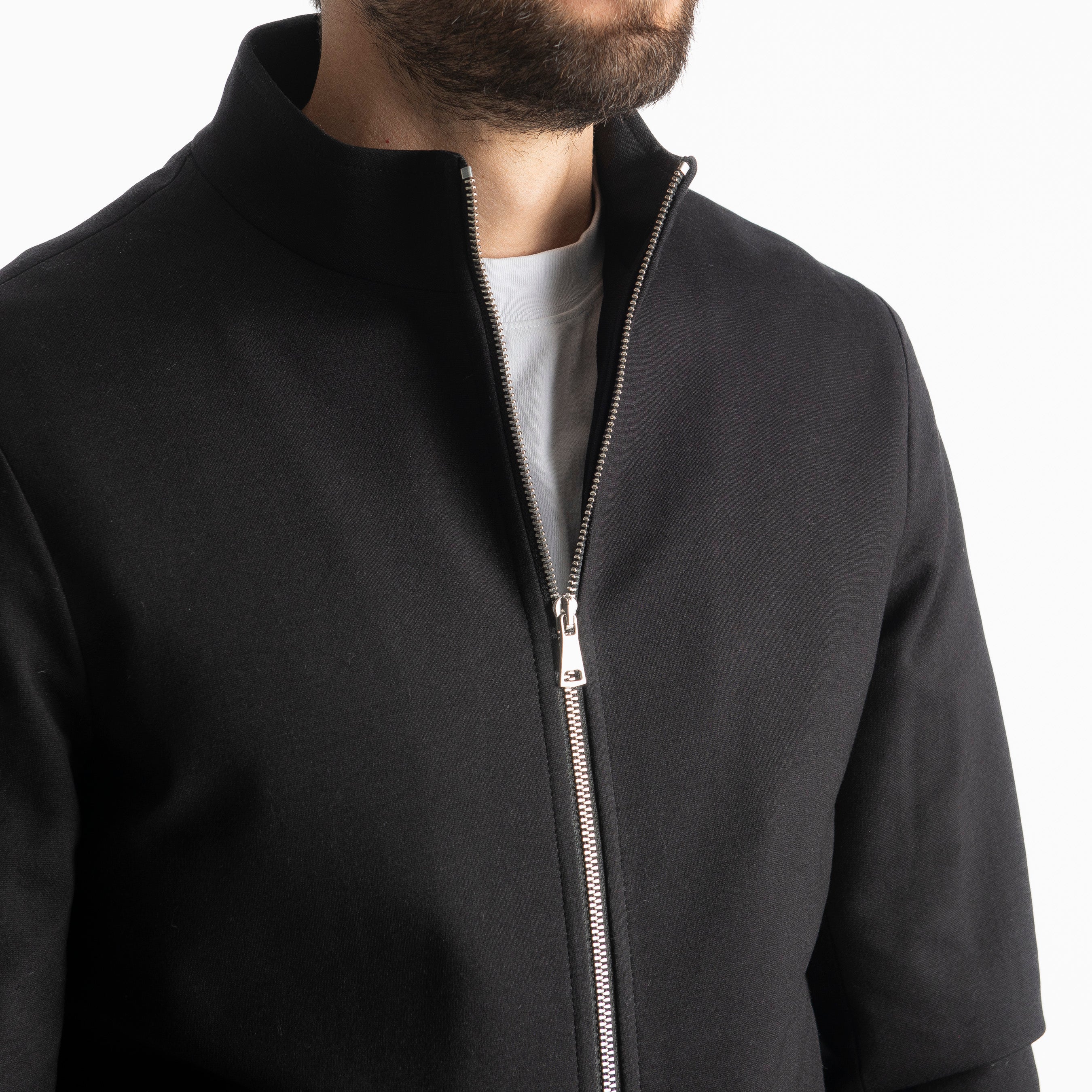 Giubbotto Doppio Cursore Punto Milano Nero