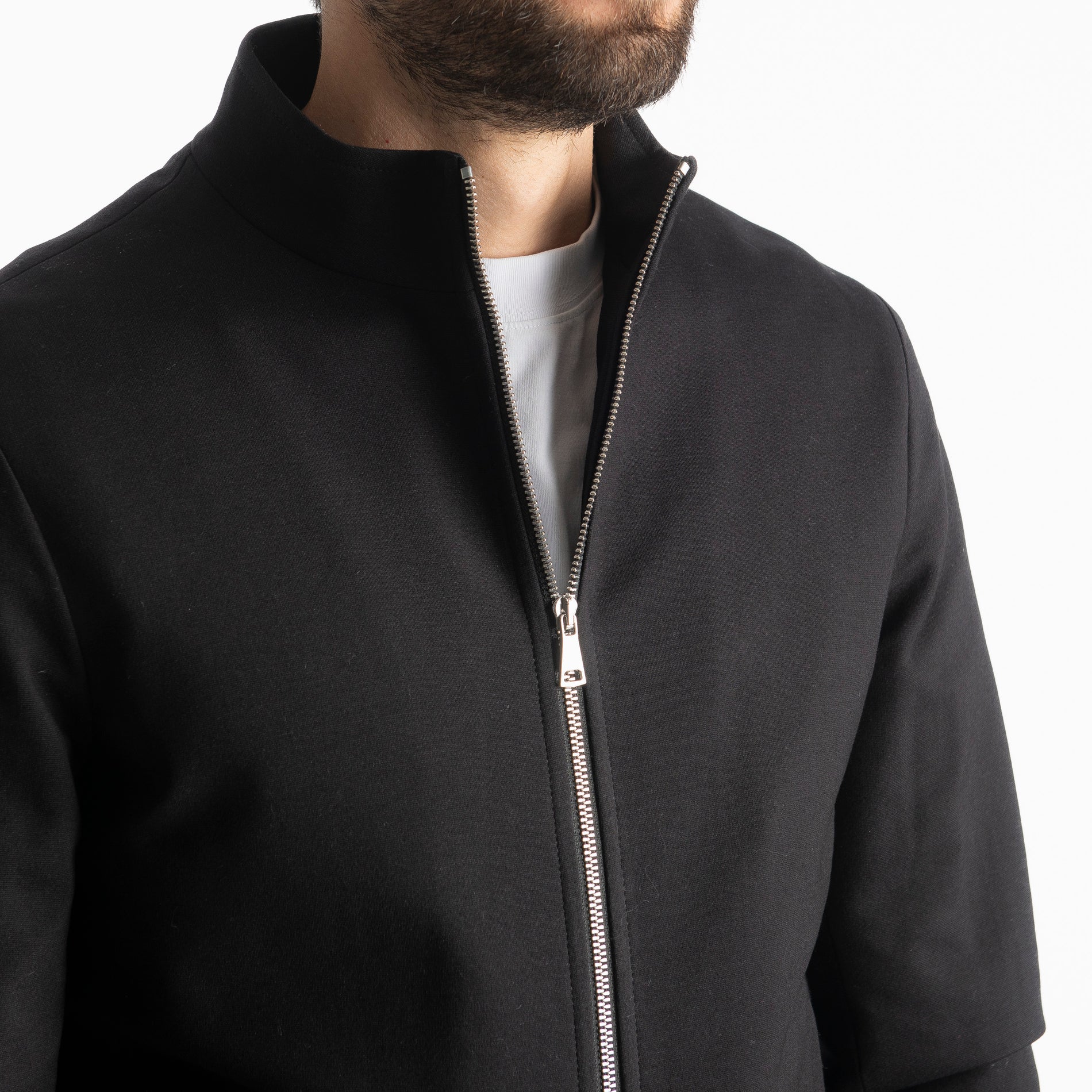 Giubbotto Doppio Cursore Punto Milano Nero