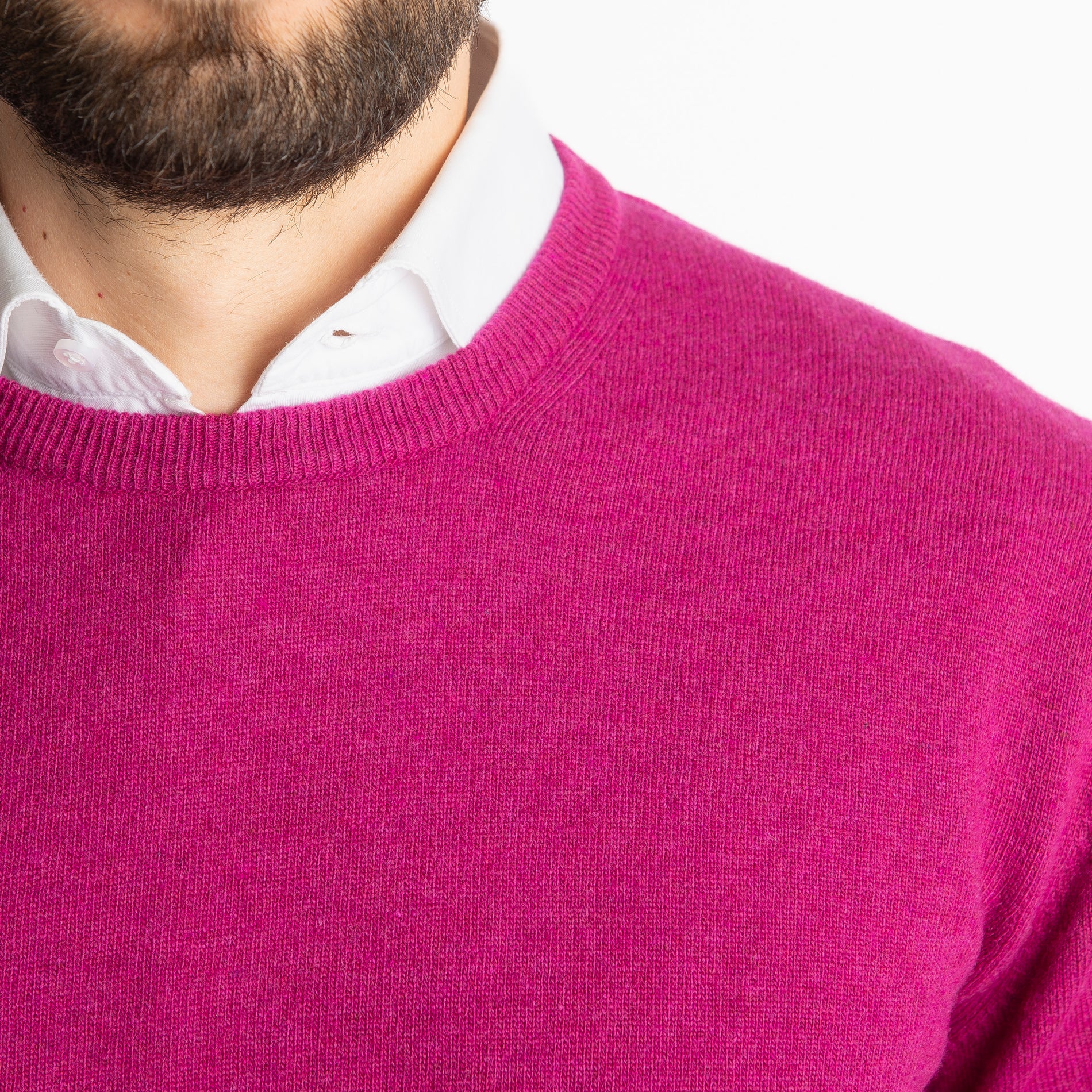 Maglioncino Misto Cashmere Ciclamino