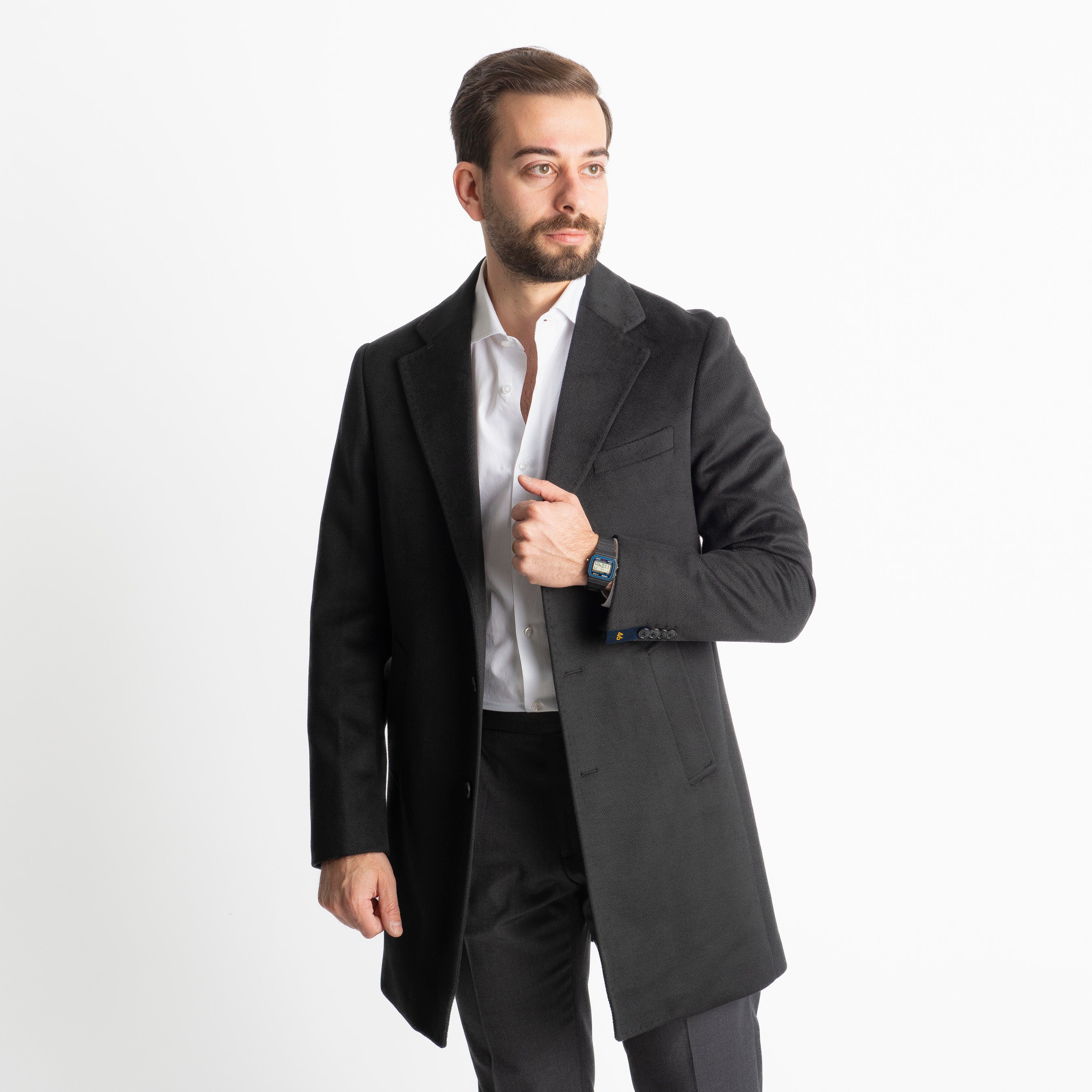Cappotto Uomo DF04 Nero