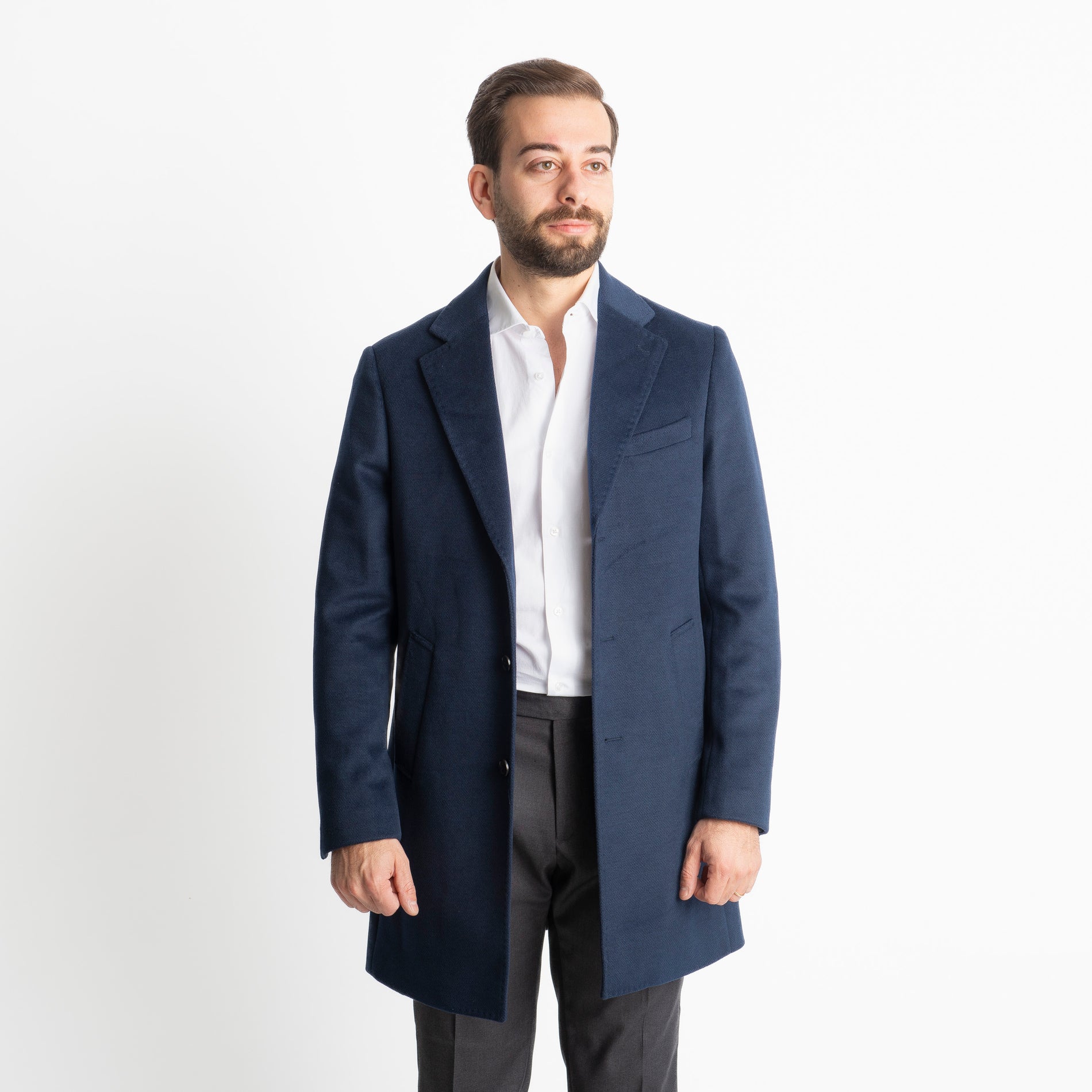 Cappotto Uomo DF04 Blu