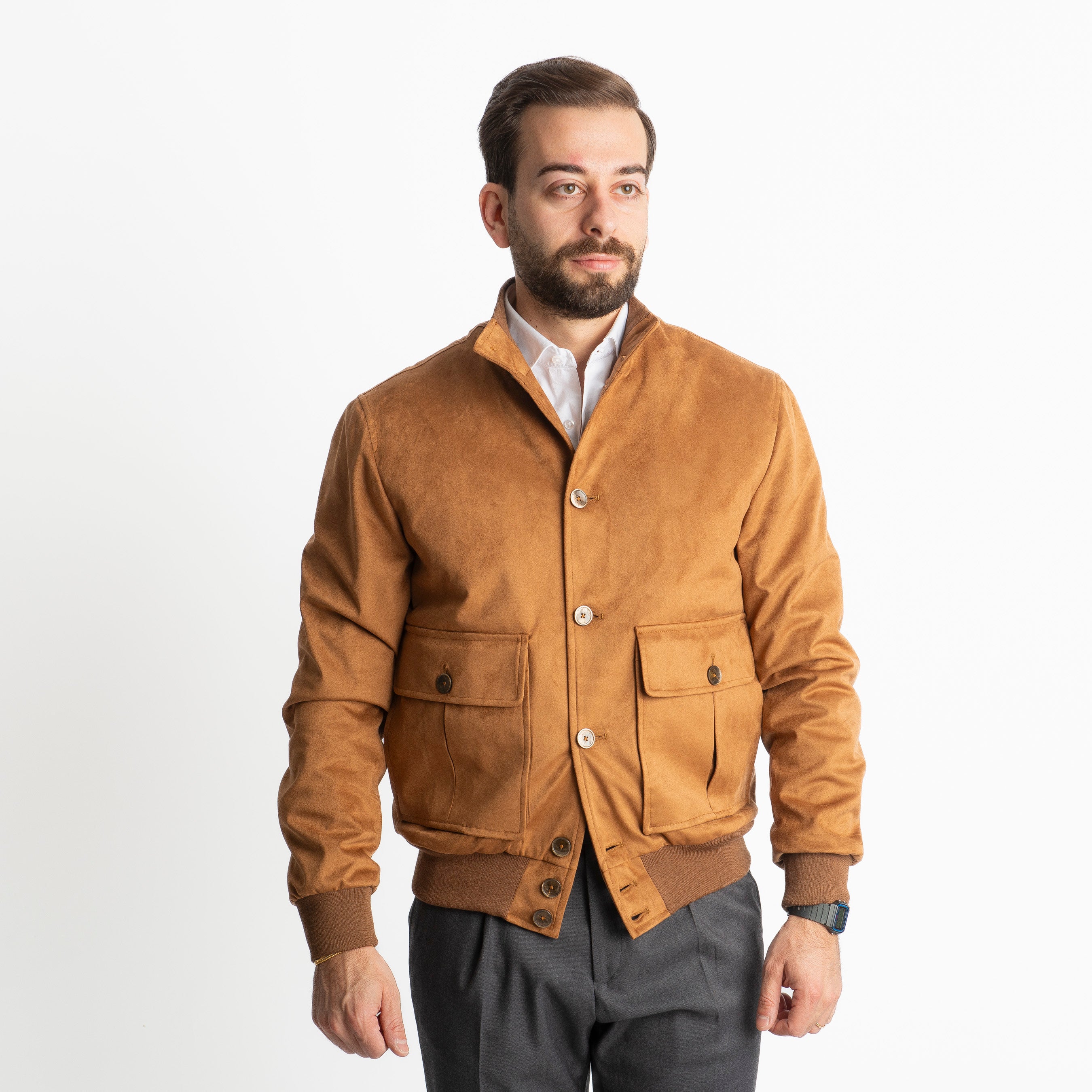 Giubbotto Polo Renna Tabacco