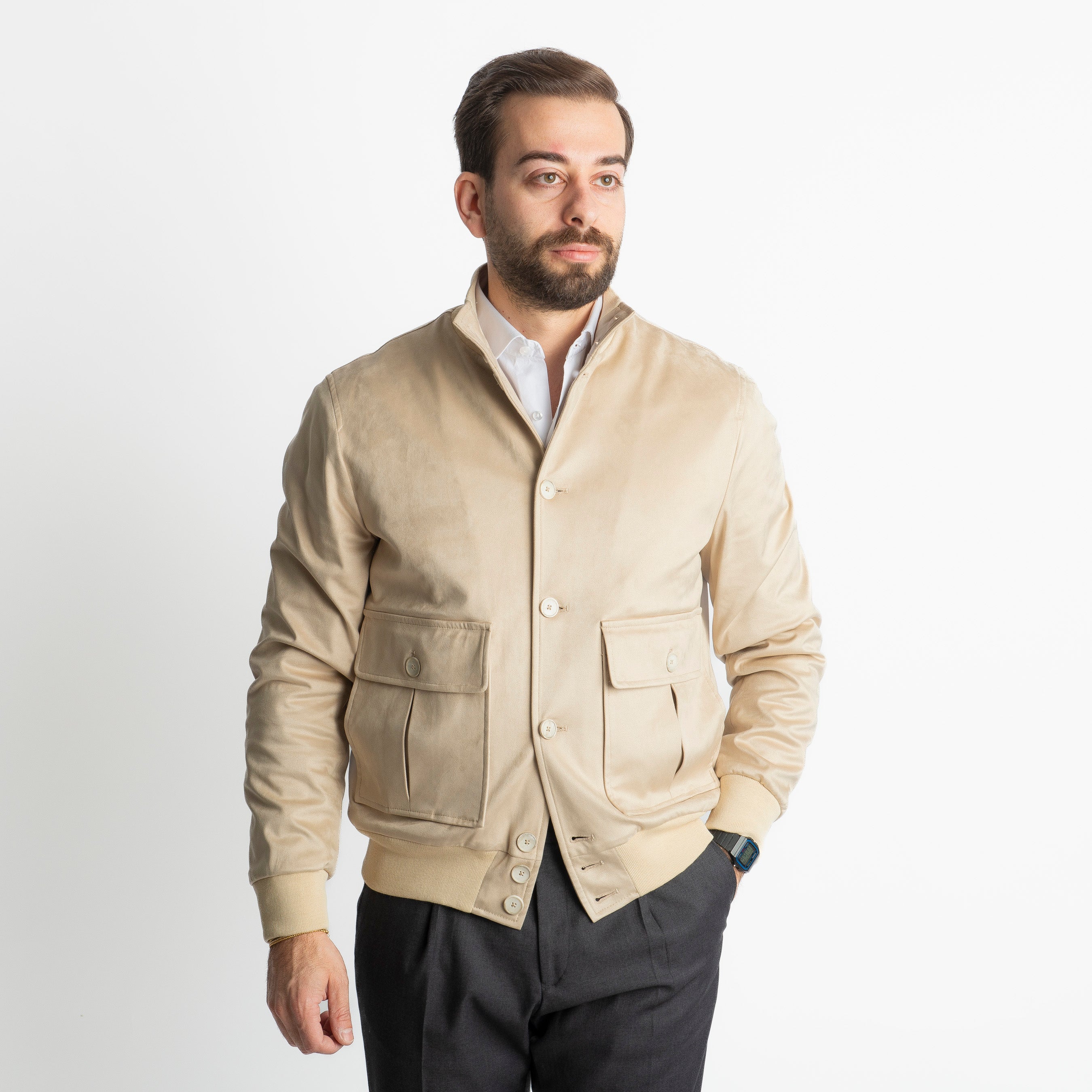 Giubbotto Polo Renna Beige