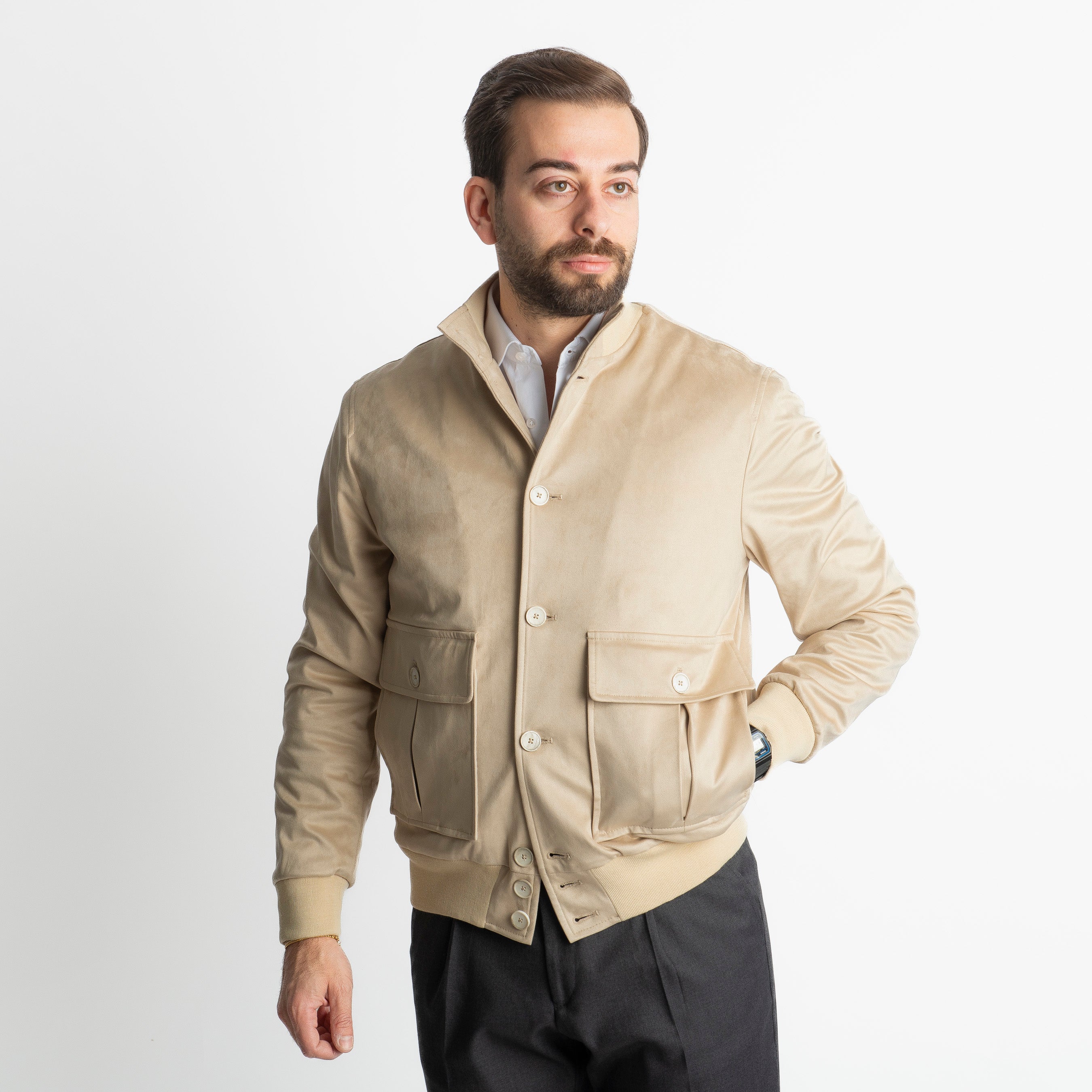 Giubbotto Polo Renna Beige