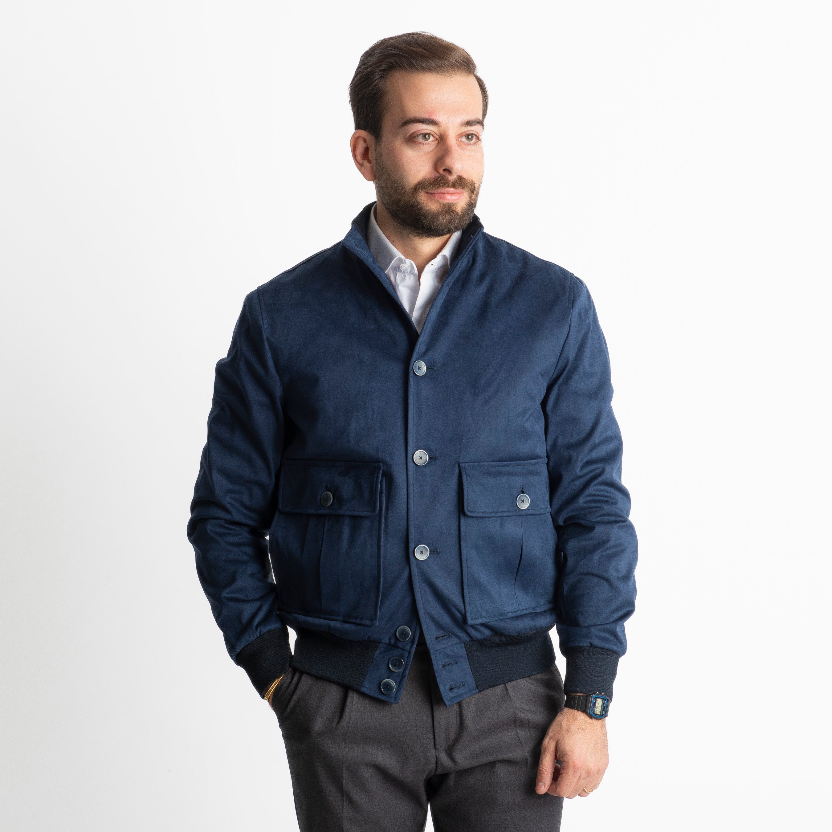 Giubbotto Polo Renna Blu