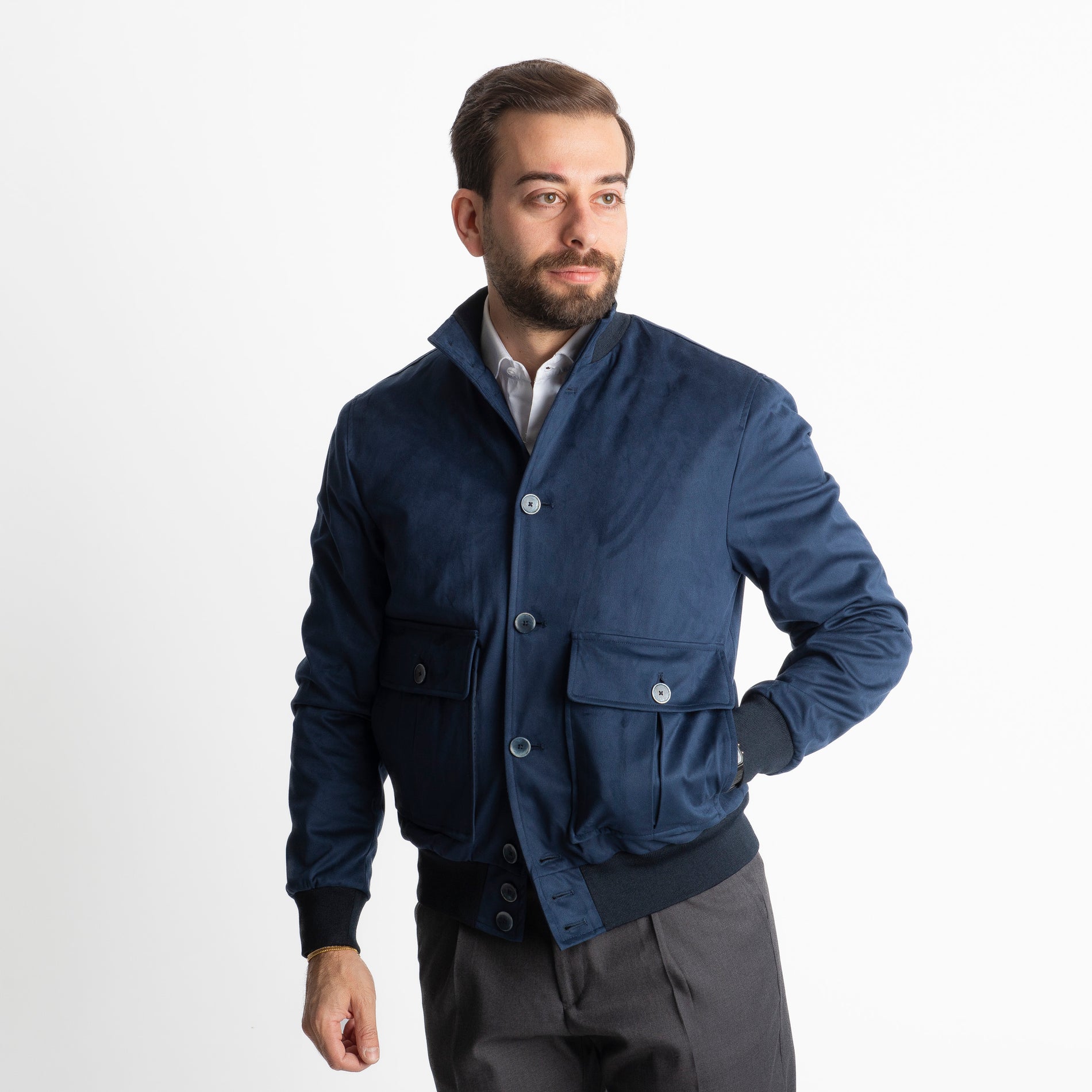 Giubbotto Polo Renna Blu