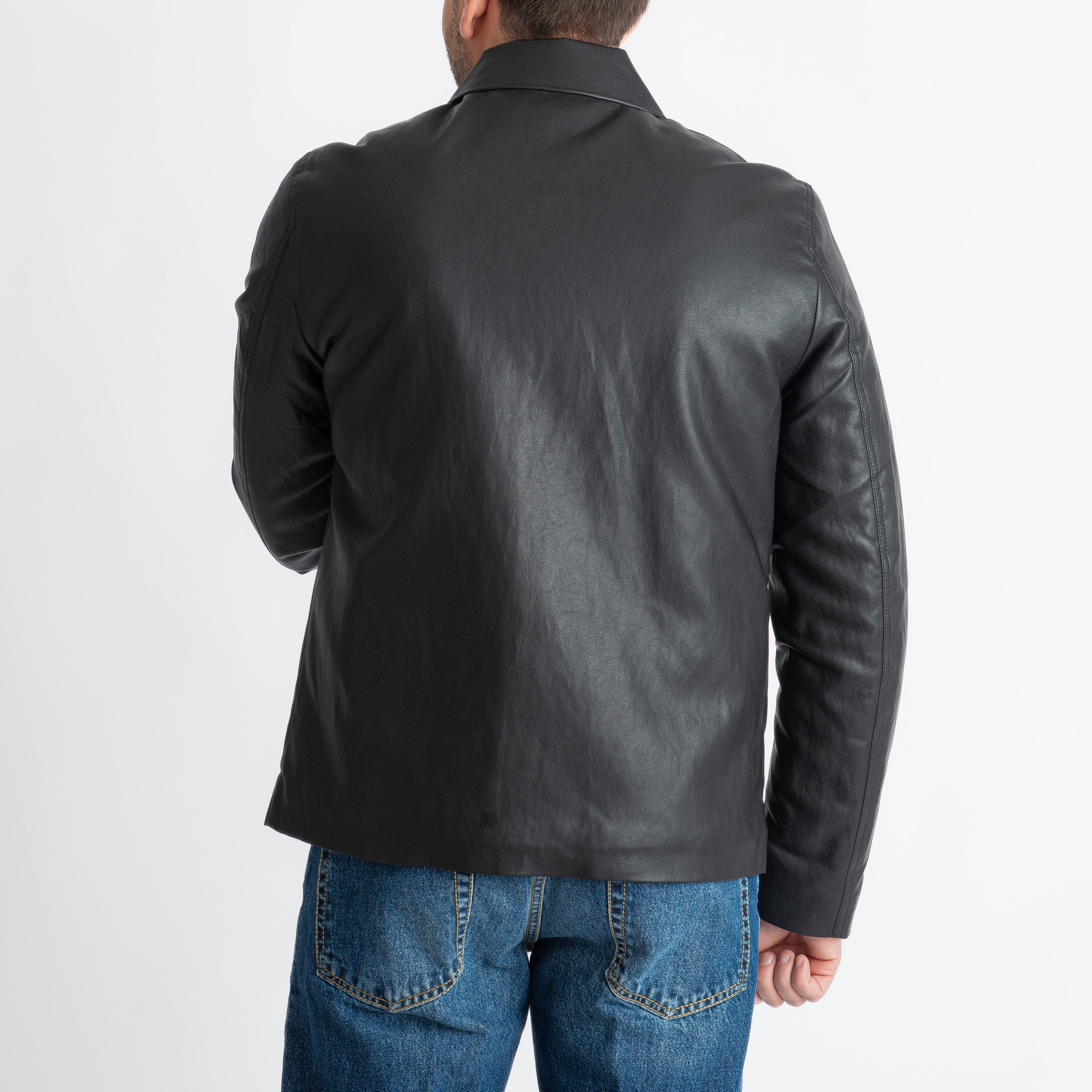 Giubbotto Ecopelle 6939 Nero