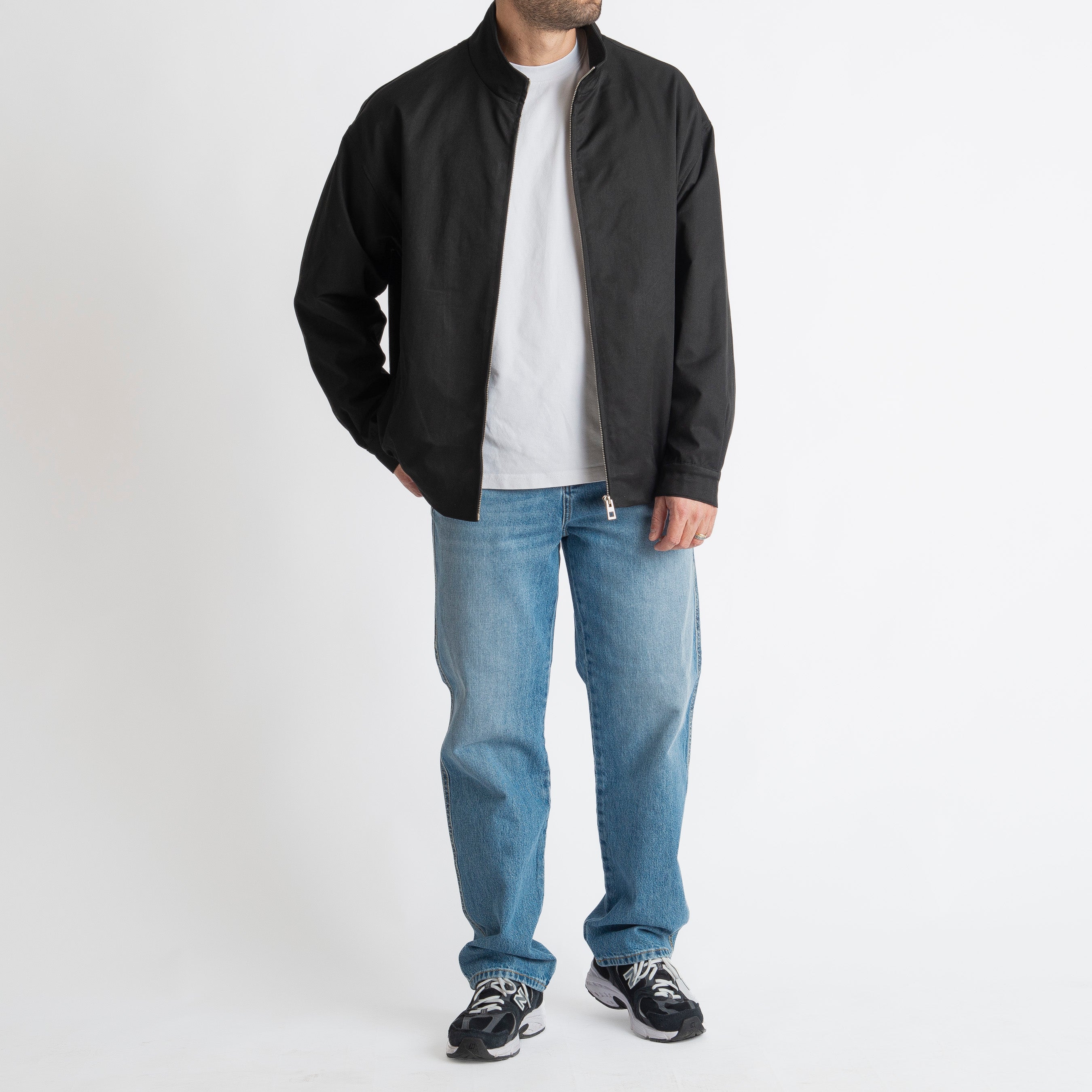Giacca Vento Oversize Nero