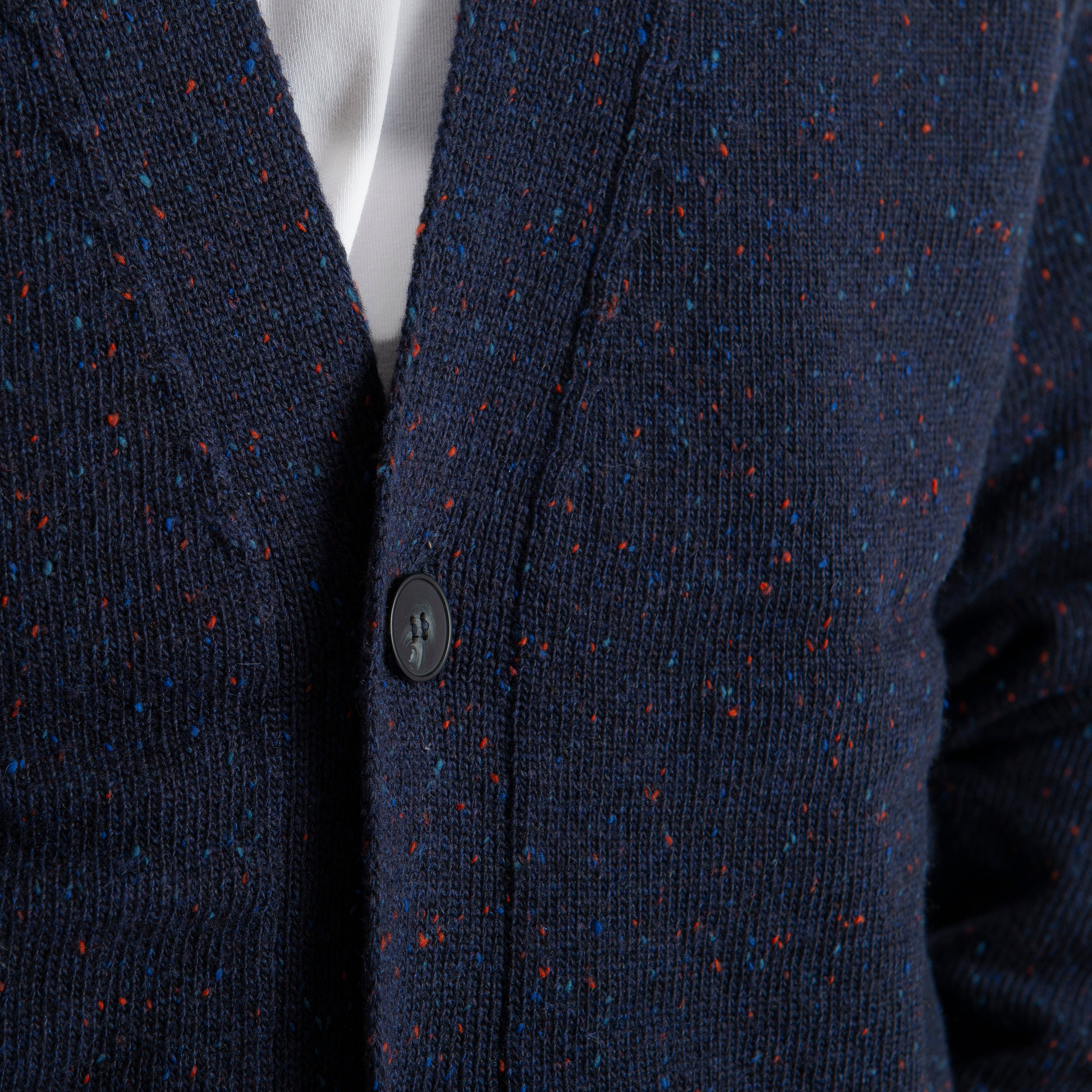Cardigan in Lana BT16 Blu
