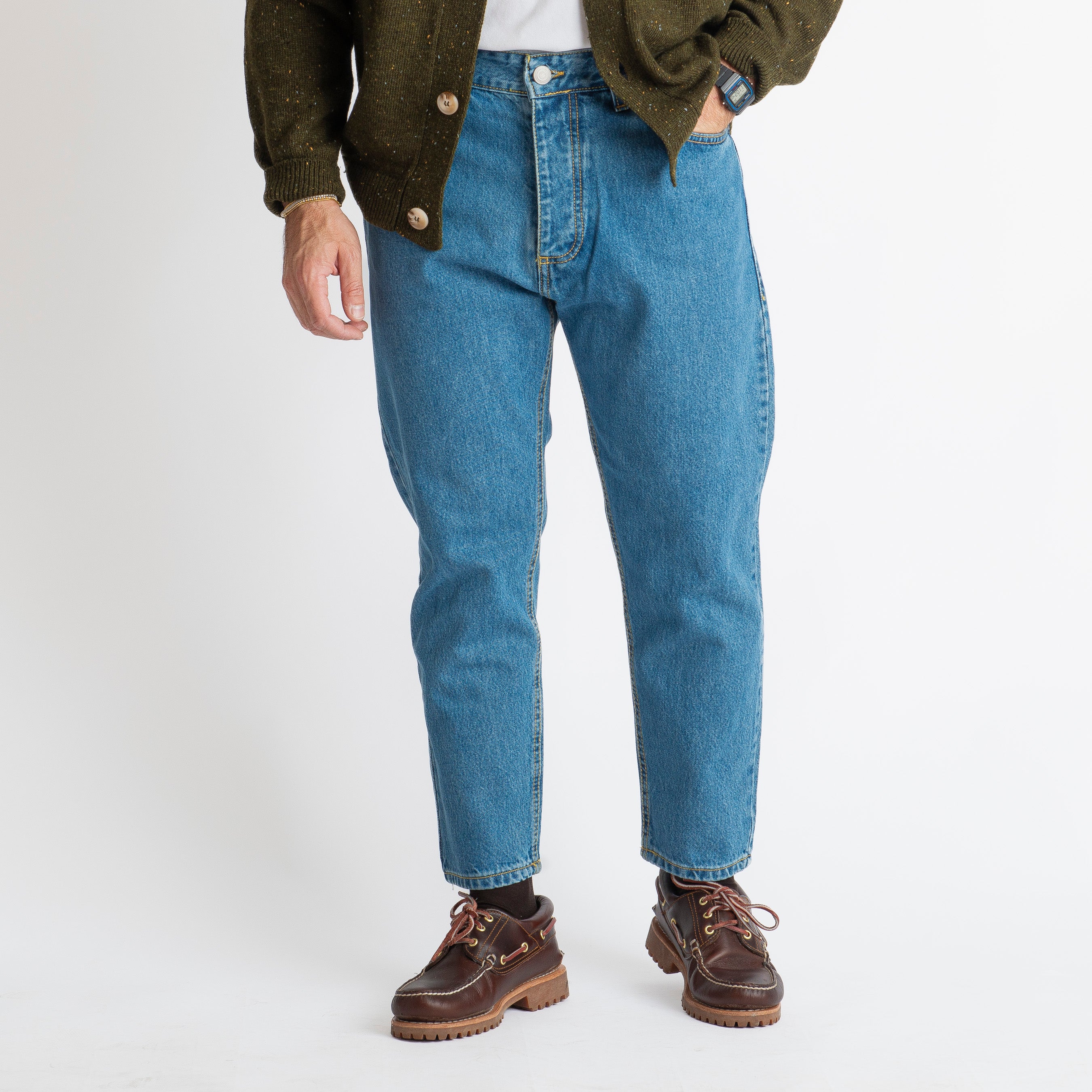Jeans Carrot Fit Blu Heritage 2.0 - Cotone Mercerizzato