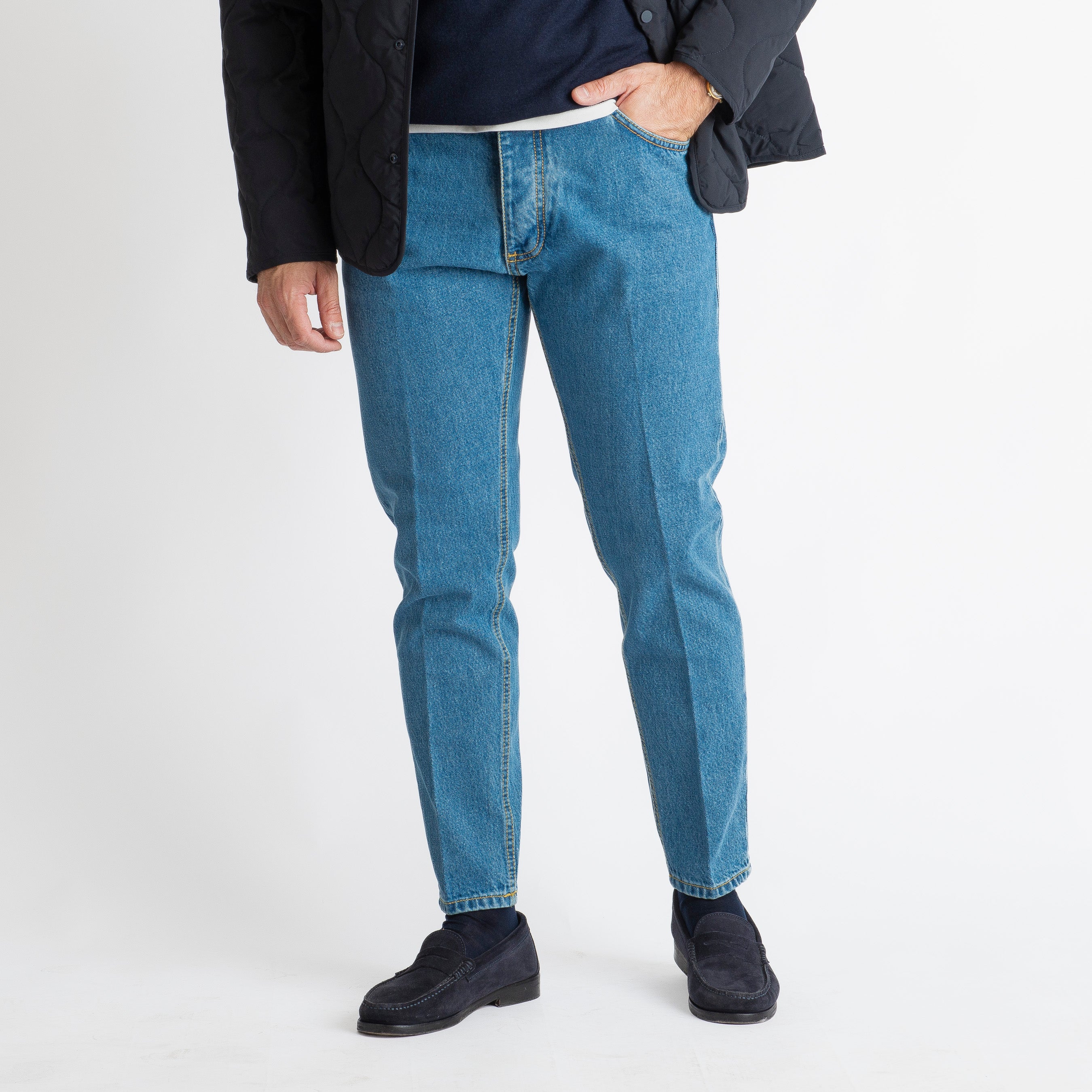 Jeans Slim Fit Blu Heritage 2.0 – Cotone Mercerizzato
