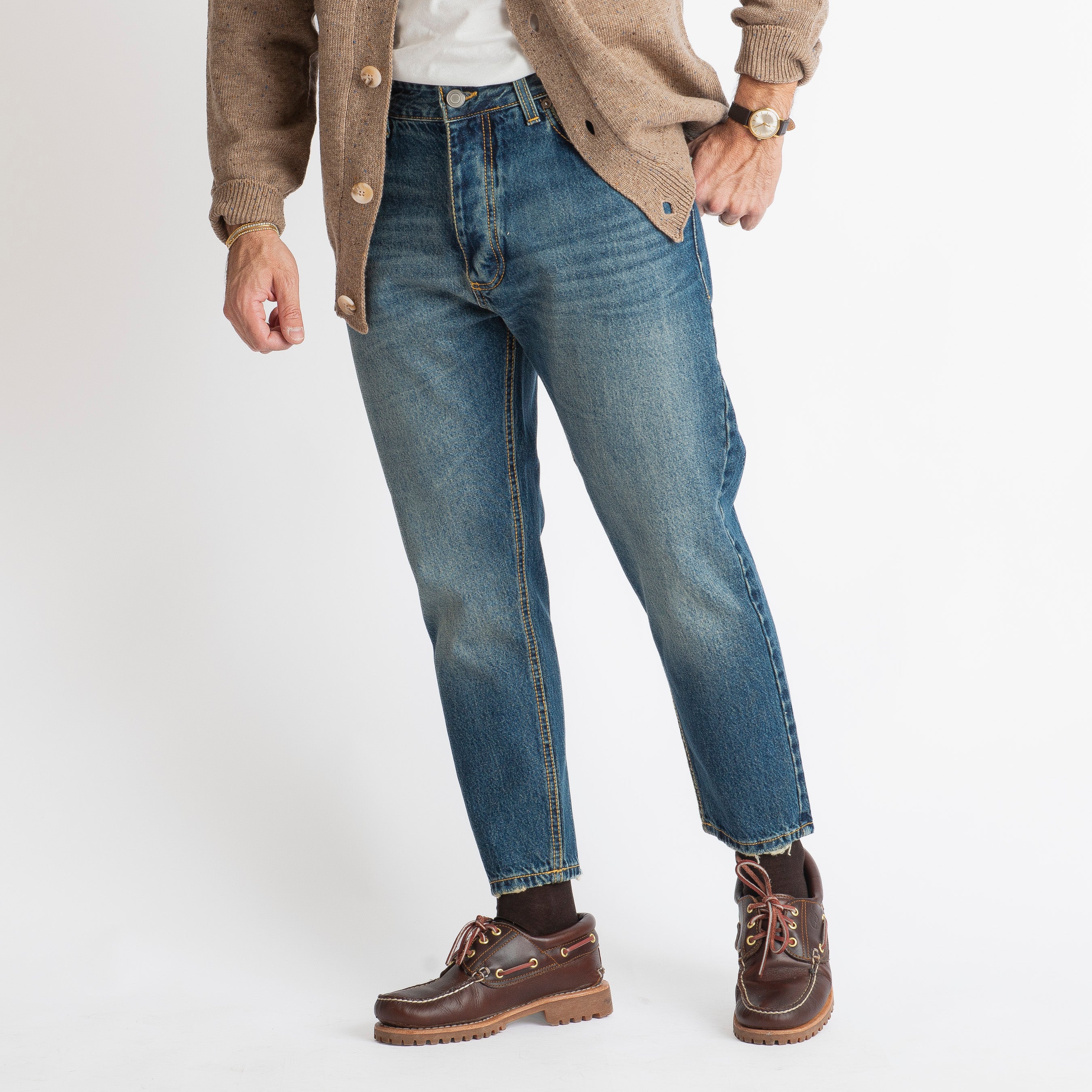 Jeans Carrot Fit S169 - Cotone Mercerizzato