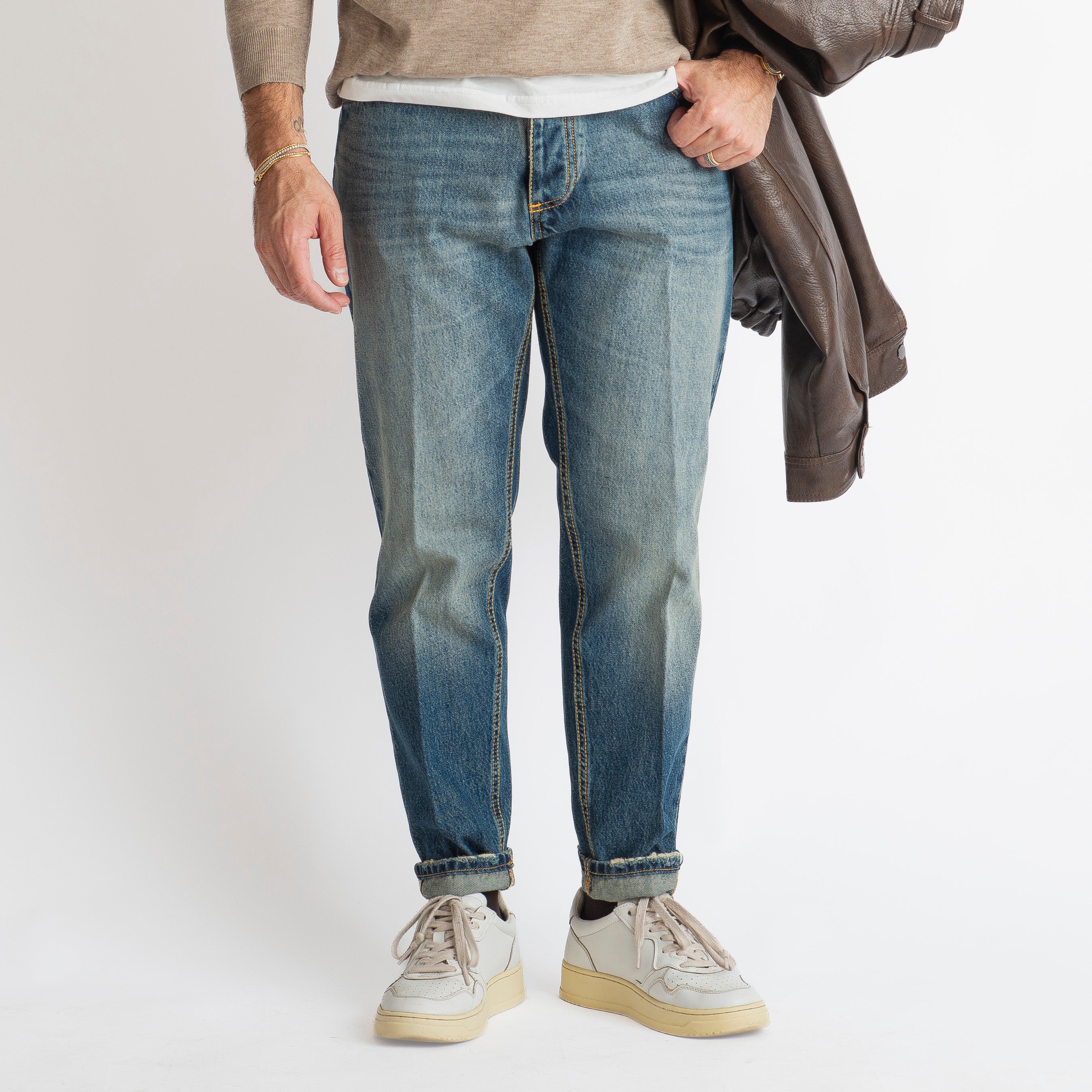 Jeans Straight Fit S169 - Cotone Mercerizzato