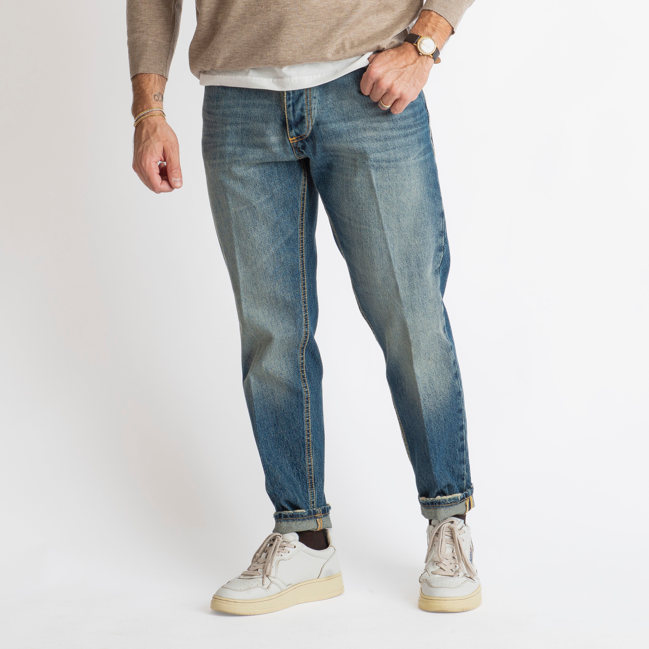 Jeans Straight Fit S169 - Cotone Mercerizzato