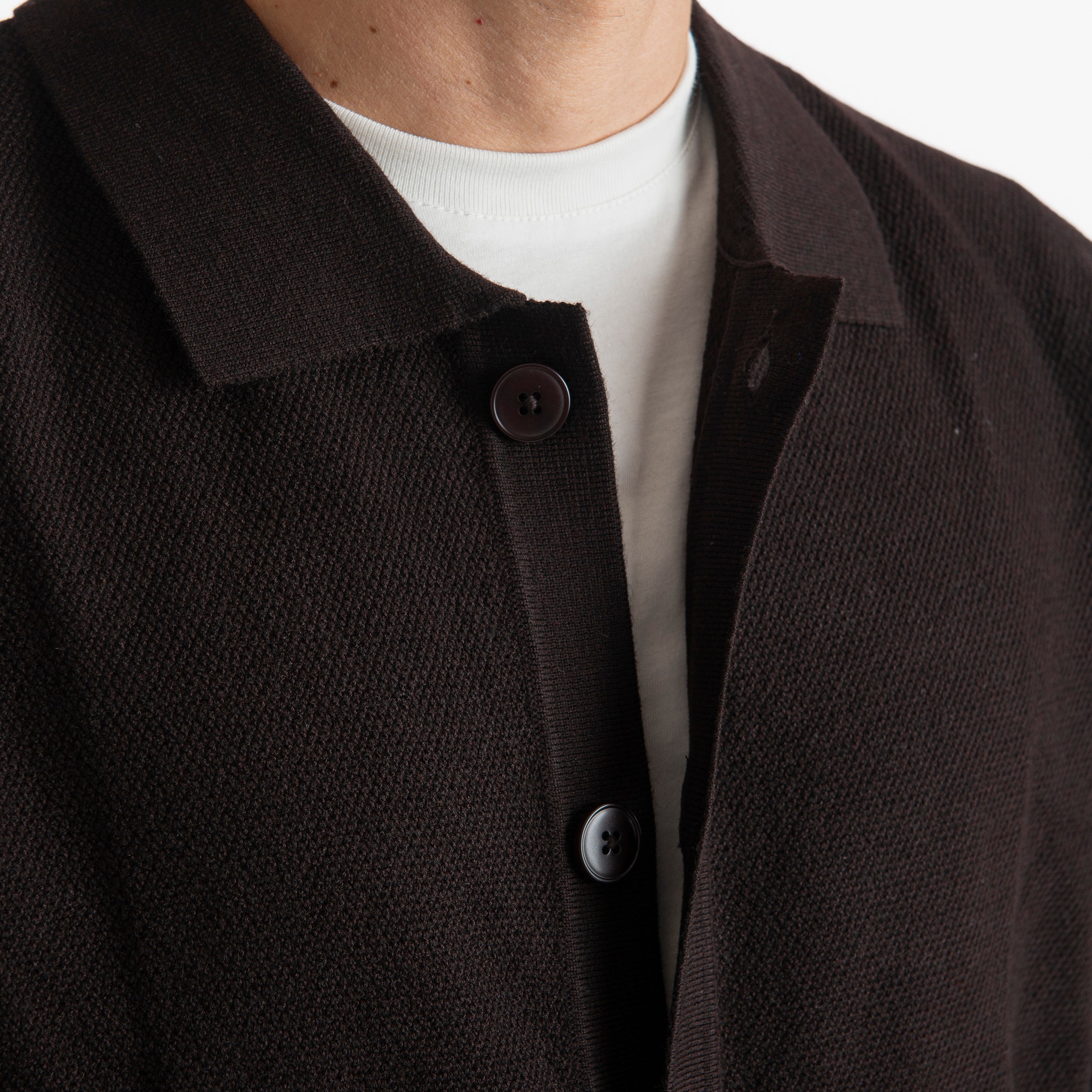 Cardigan con Bottoni Malaga Testa di Moro