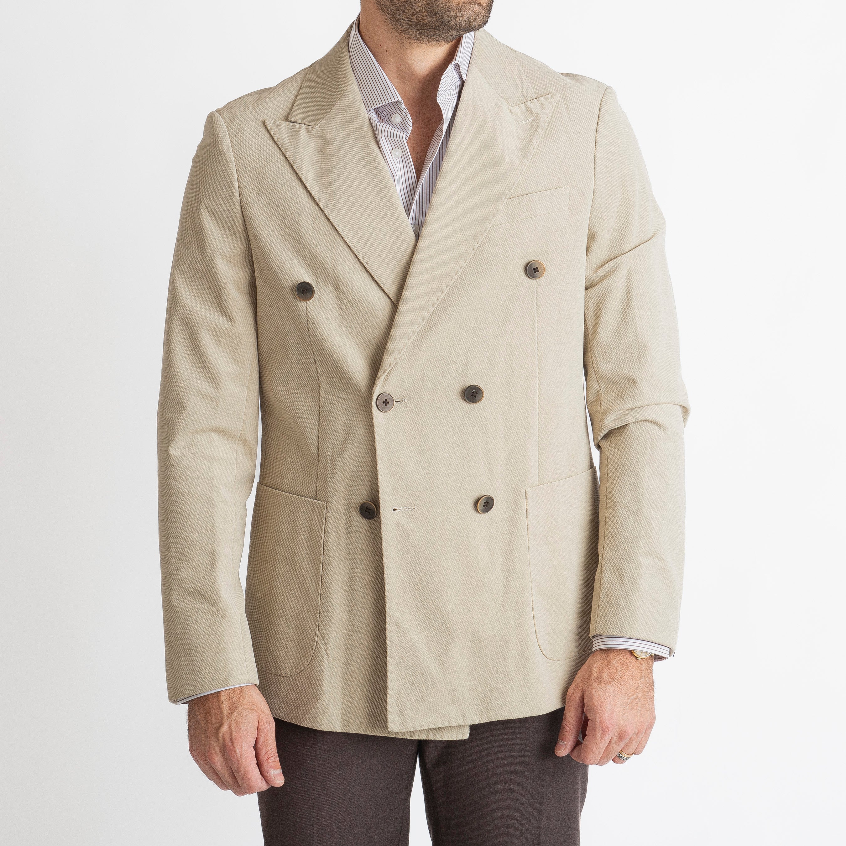 Giacca Siena Doppiopetto Beige