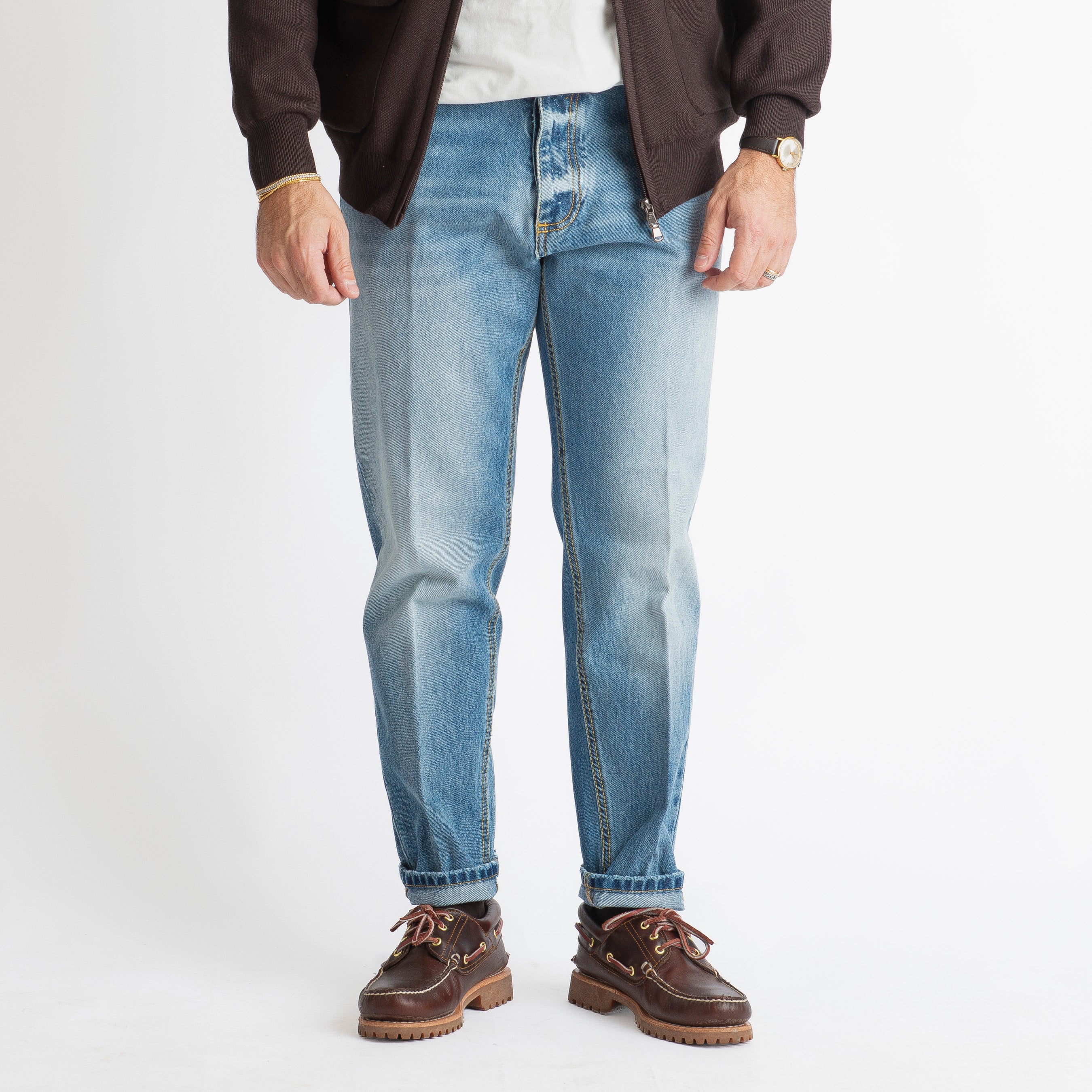 Jeans Straight Fit S130 - Cotone Mercerizzato