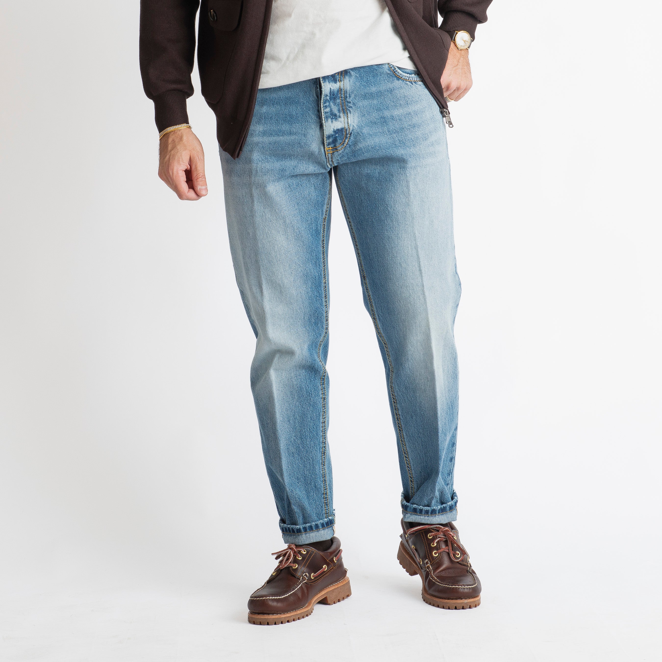 Jeans Straight Fit S130 - Cotone Mercerizzato