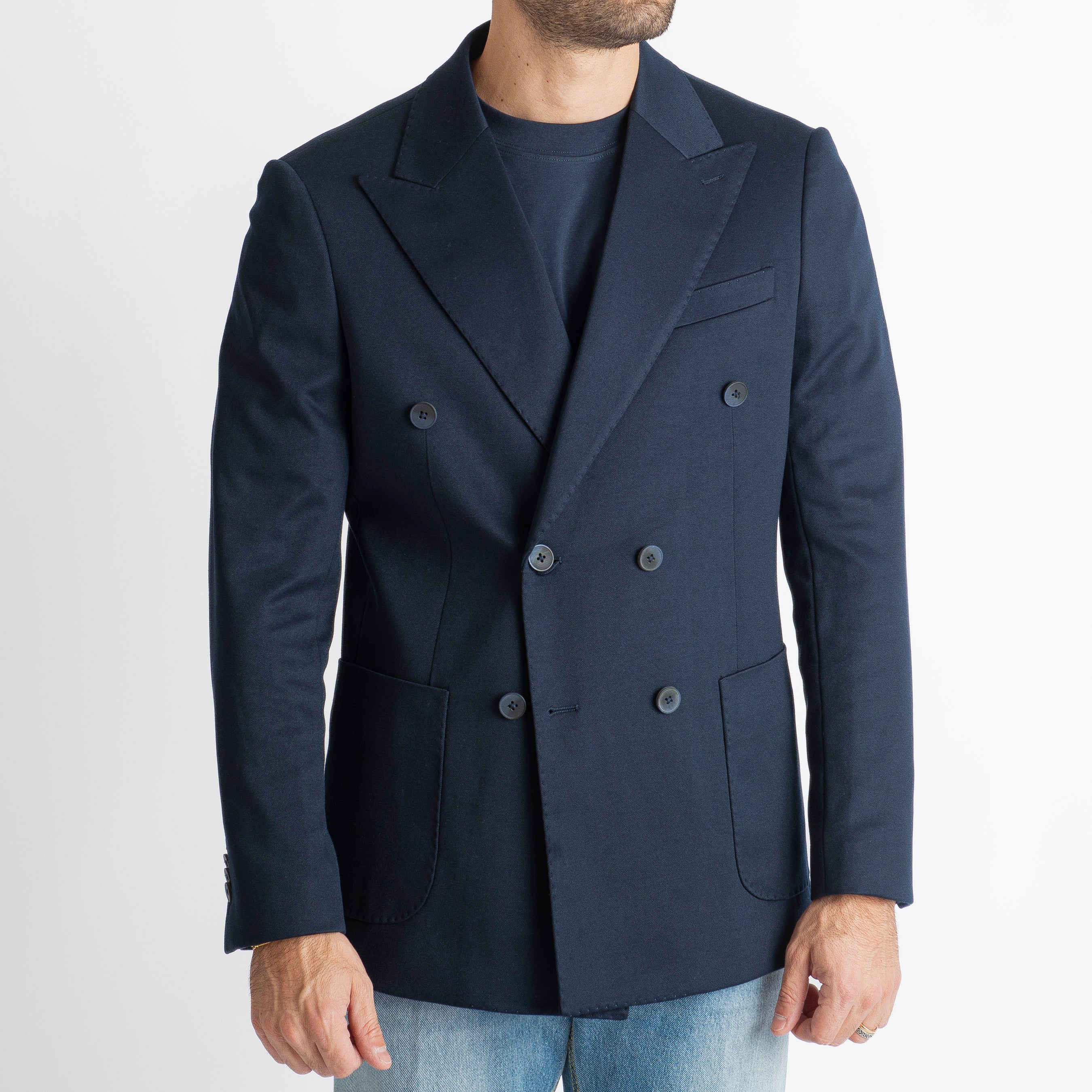 Giacca Firenze Doppiopetto Blu