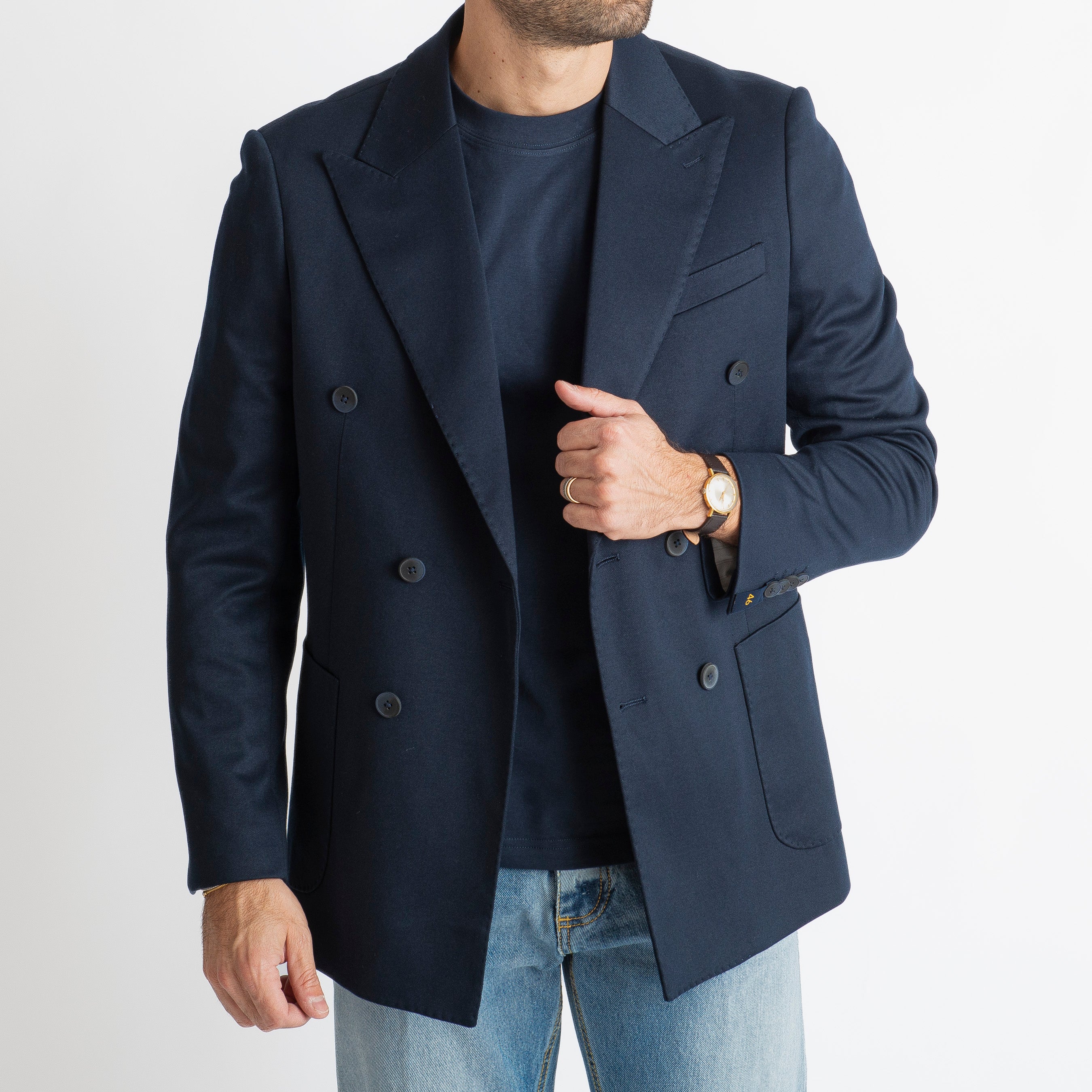 Giacca Firenze Doppiopetto Blu