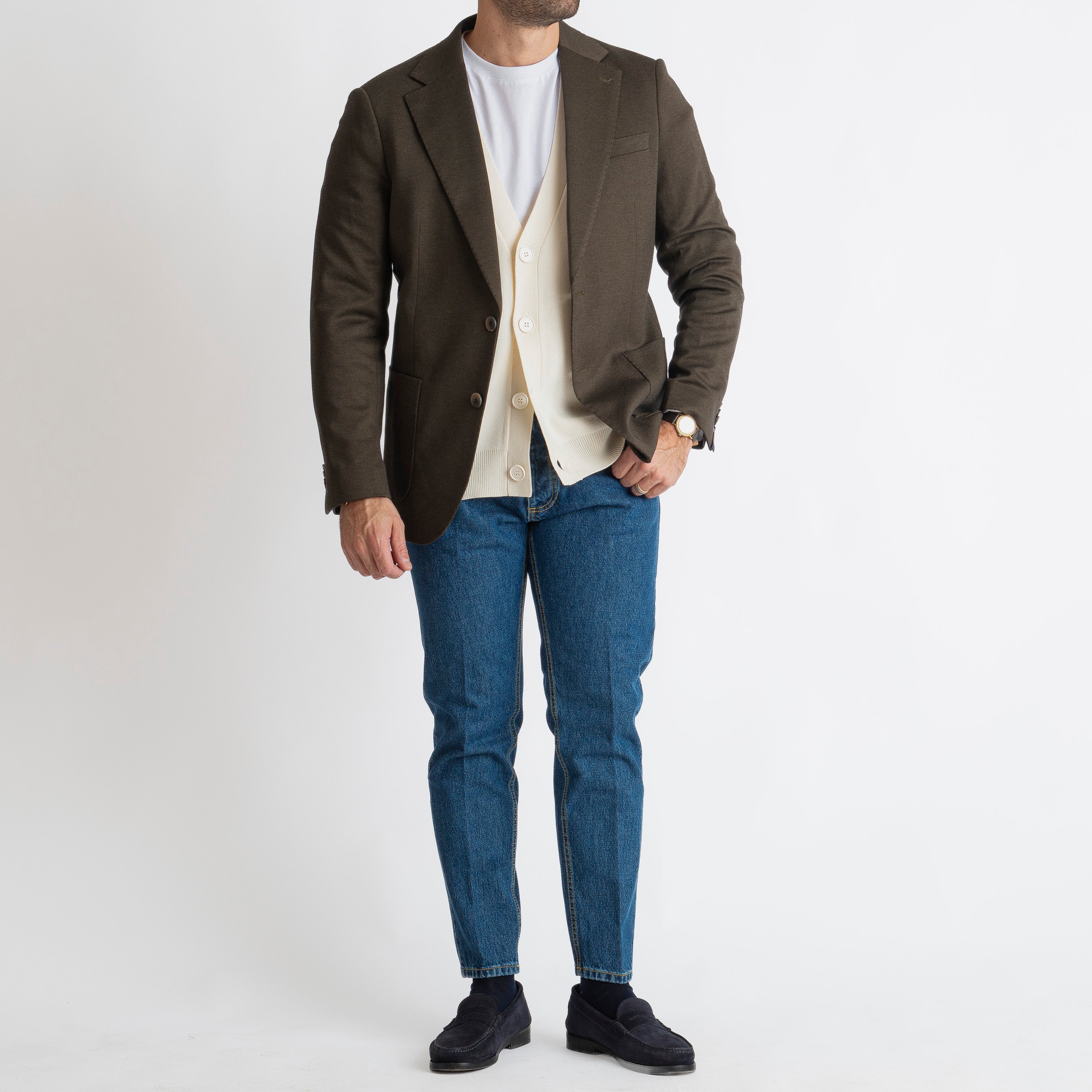 Cardigan Over Size Panna