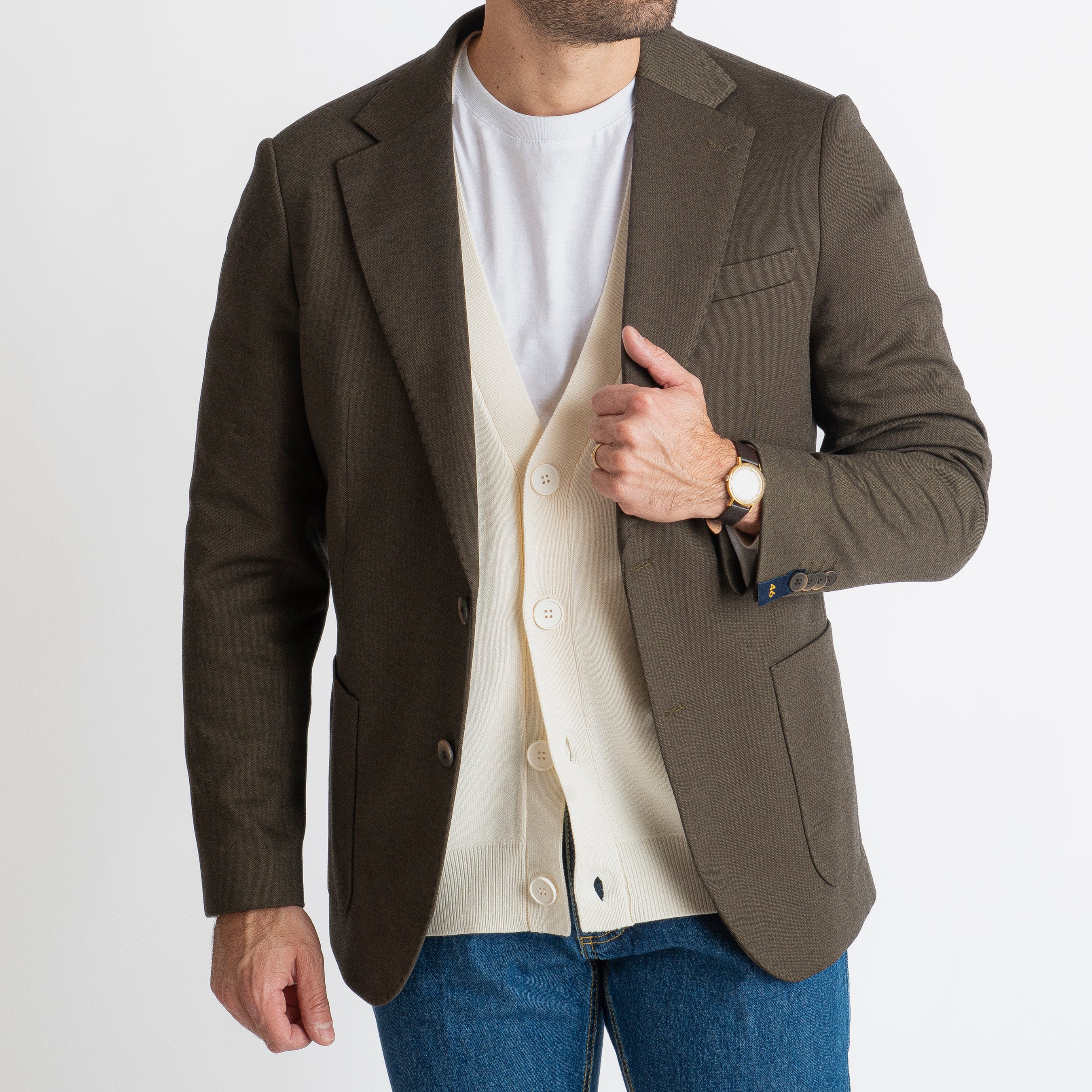 Cardigan Over Size Panna