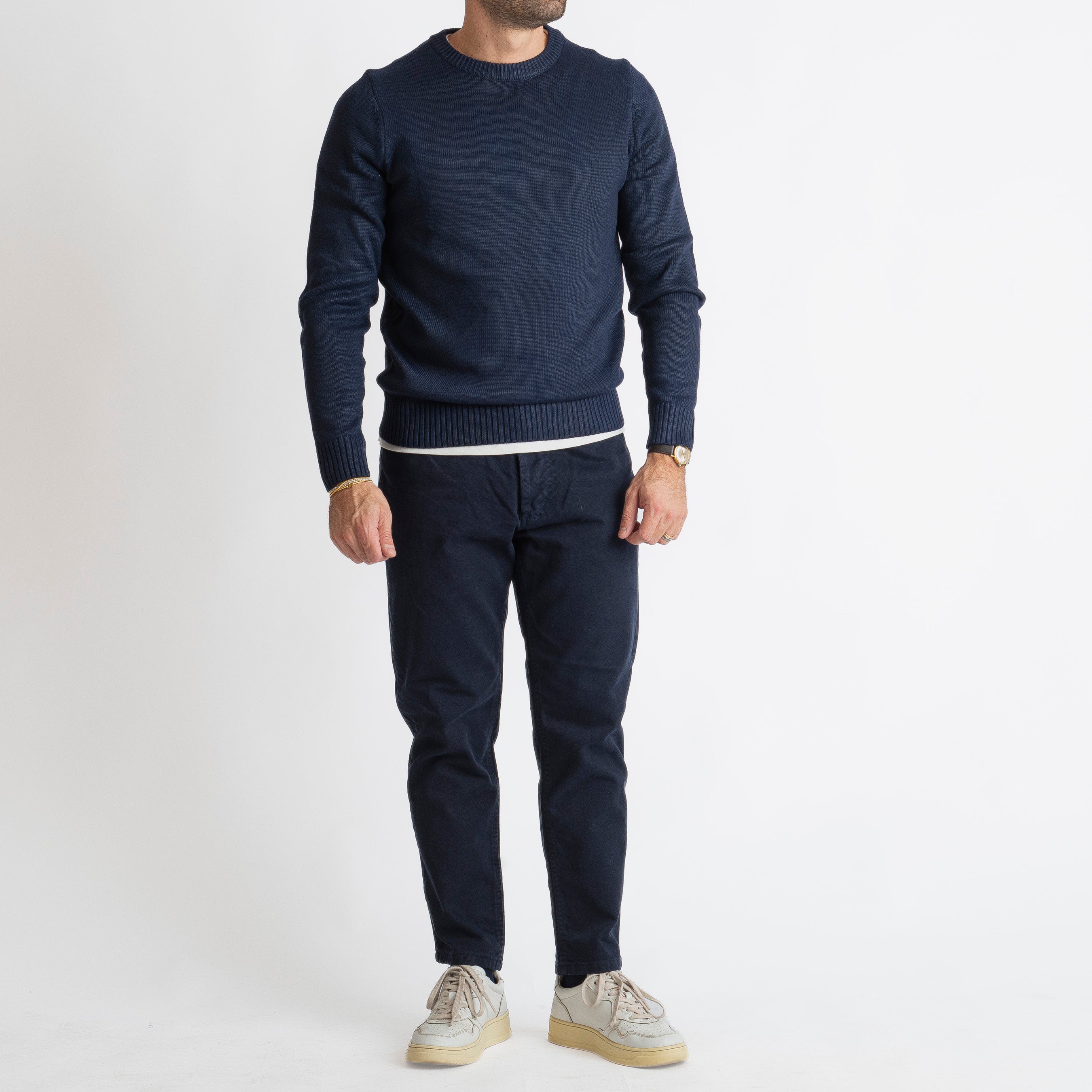 Maglione Girocollo Costa Inglese Blu