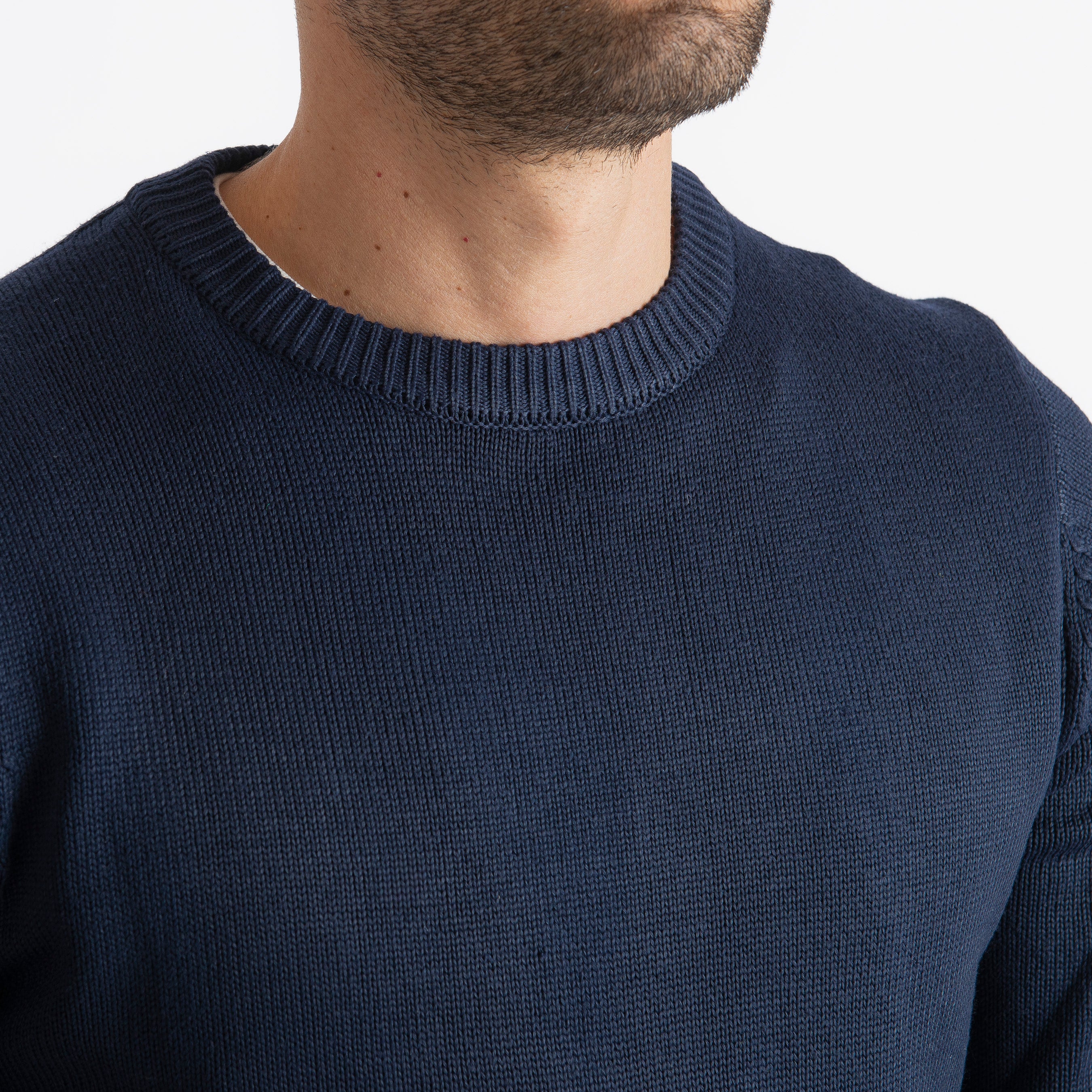 Maglione Girocollo Costa Inglese Blu