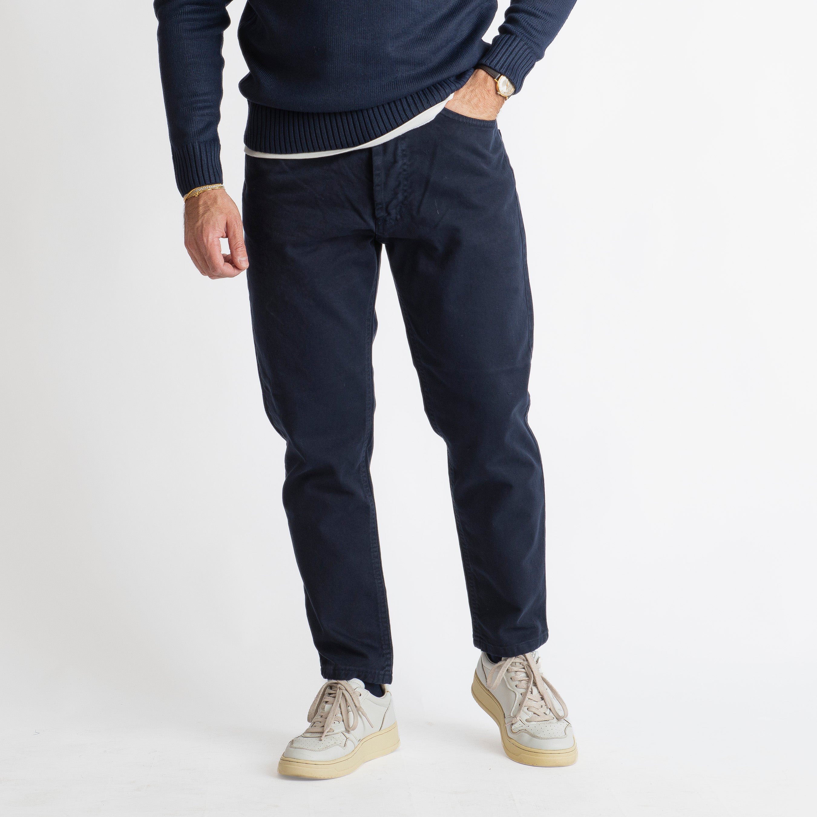 Pantalone Cinque Tasche Blu